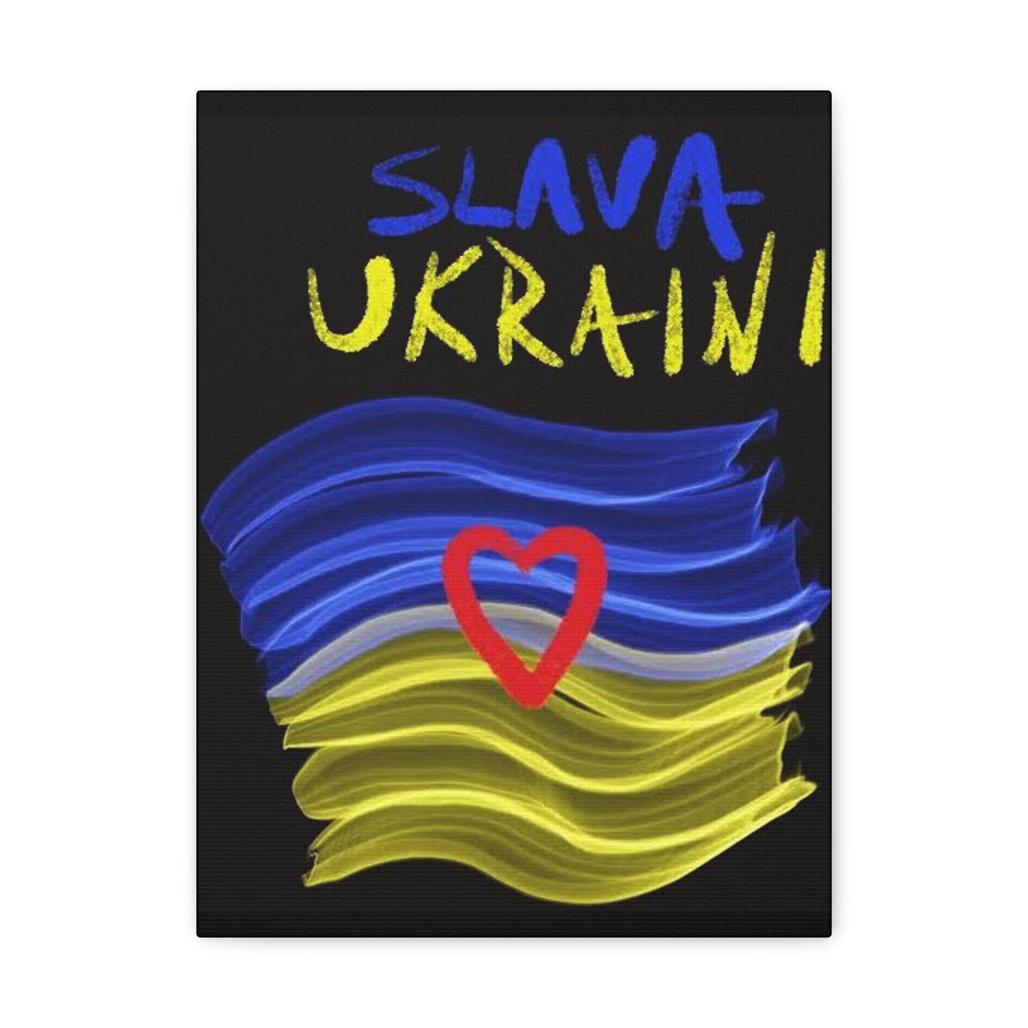 Charity Ukraine- Canvas Gallery Wraps- Slava Ukraini