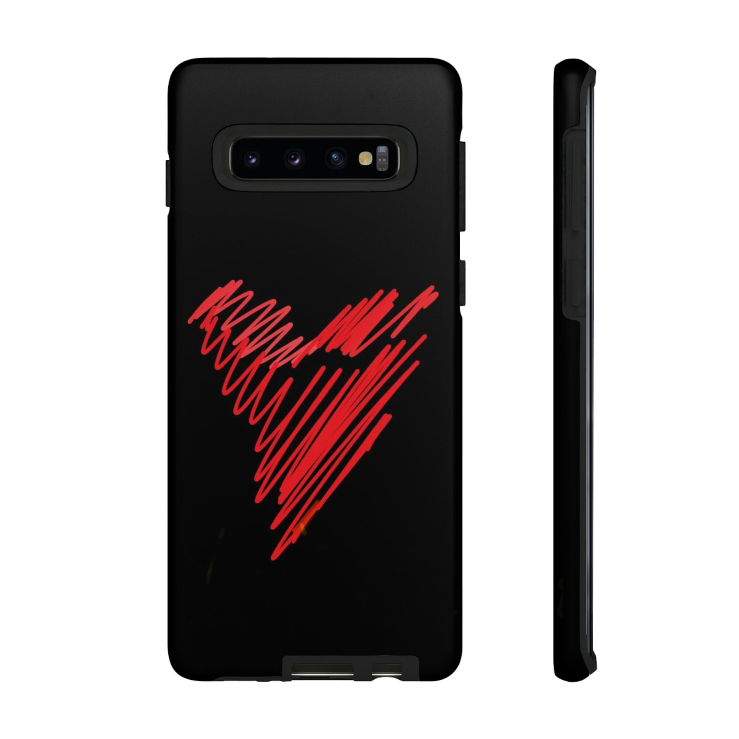 Scribble Heart- Tough Cases- 46 Phone Styles