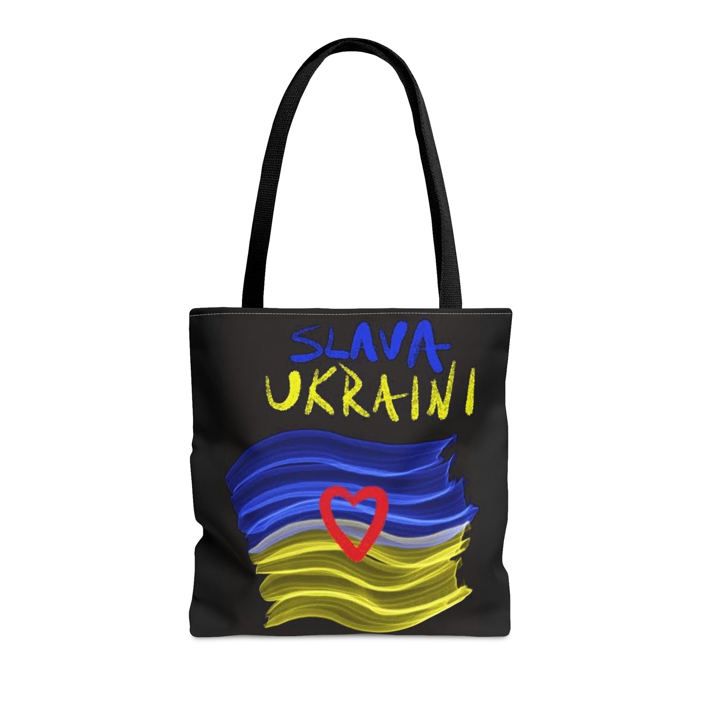 Charity Ukraine- Tote Bag (AOP)- Black