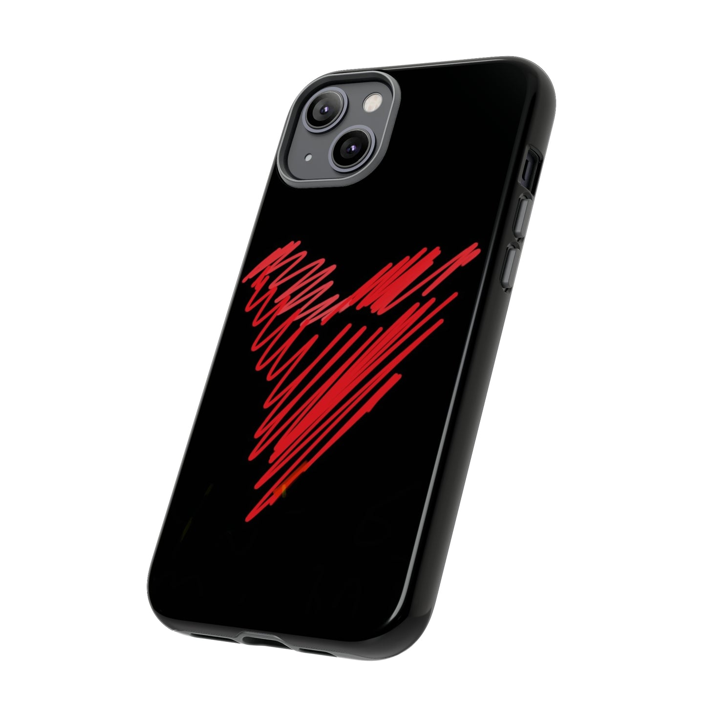 Scribble Heart- Tough Cases- 46 Phone Styles