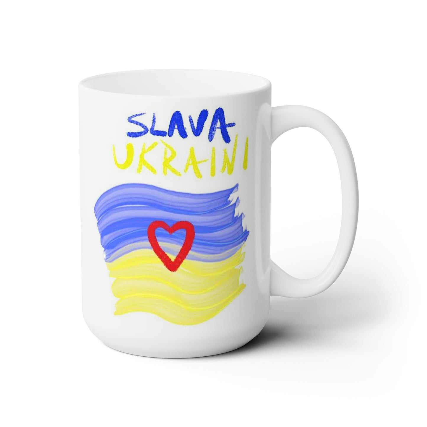 Charity Ukraine- Mug 15oz- White