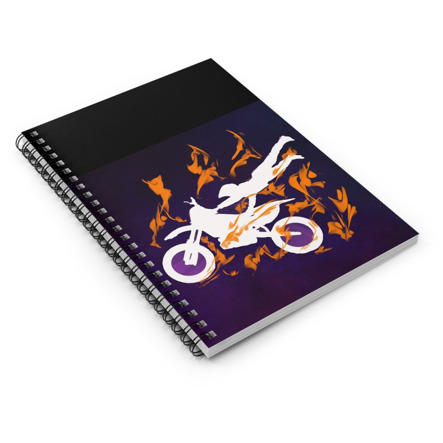 Motocross- Spiral Notebook - Ruled Line