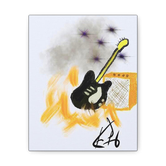 Music Guitar- Canvas Gallery Wraps