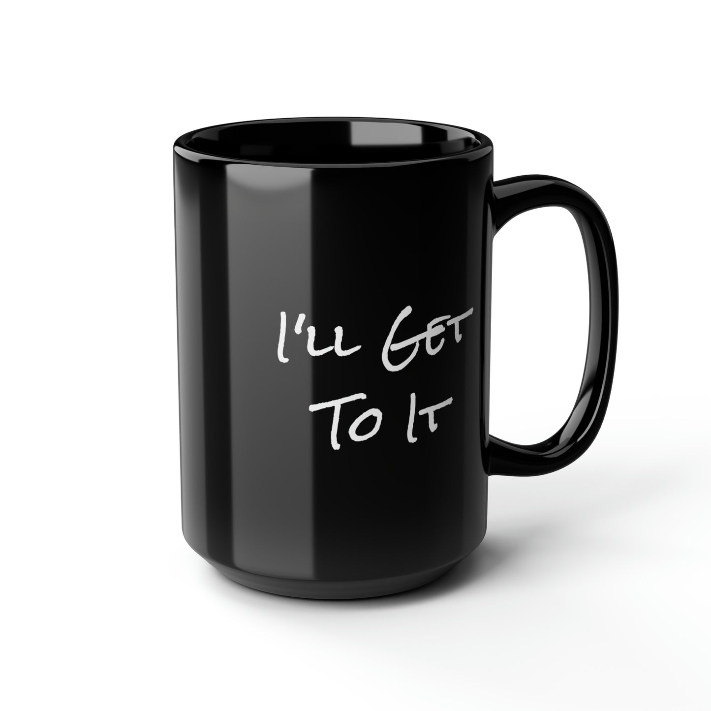 SuperGuy- Black Mug, 15oz- Large