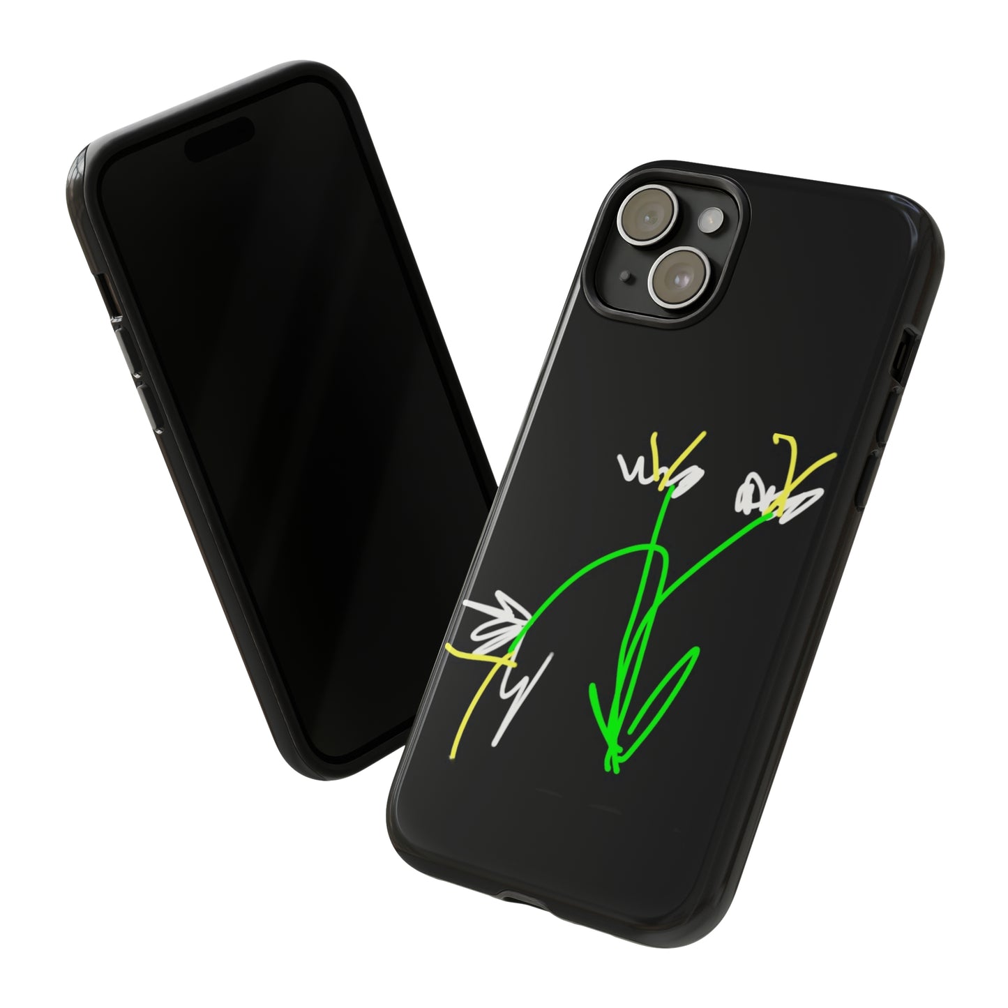 3 White Flowers- Tough Cases- 46 Phone Styles