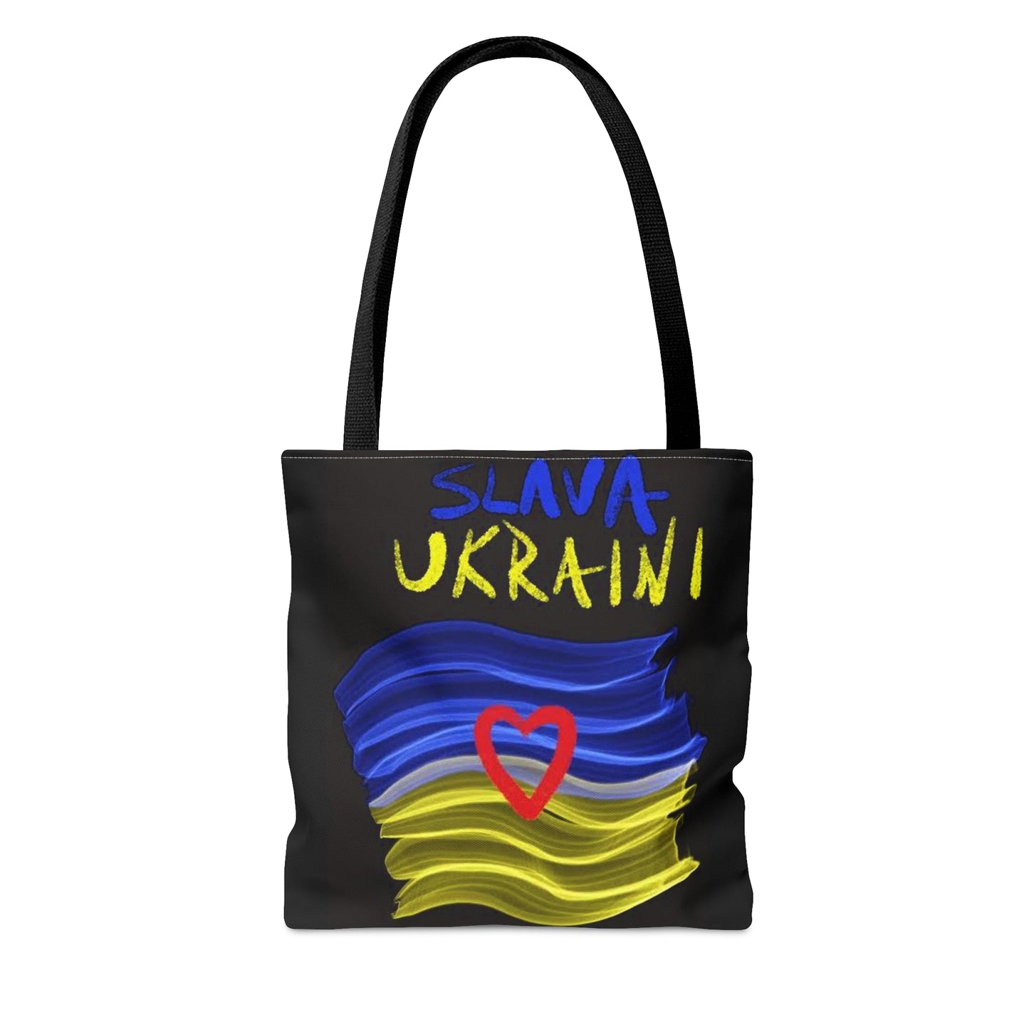 Charity Ukraine- Tote Bag (AOP)- Black