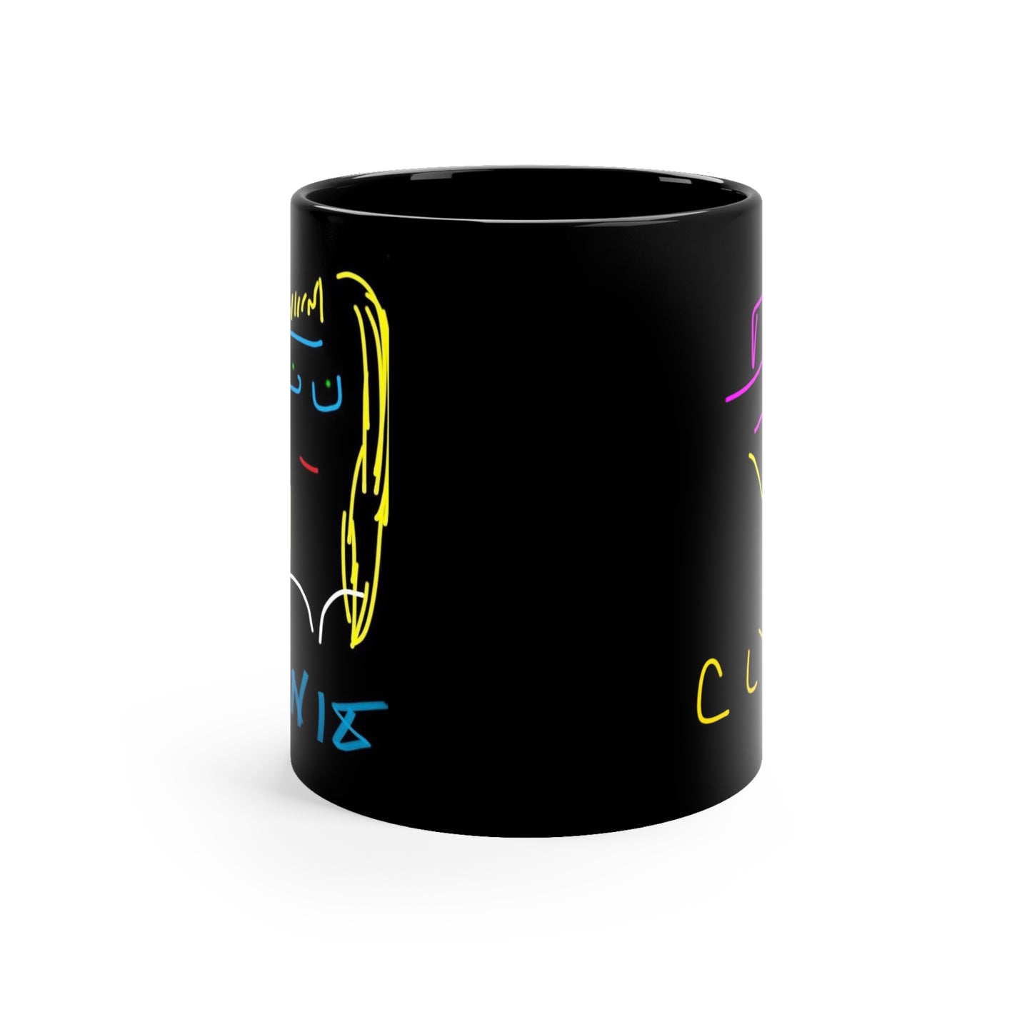 Bonnie and Clyde- 11oz Black Mug