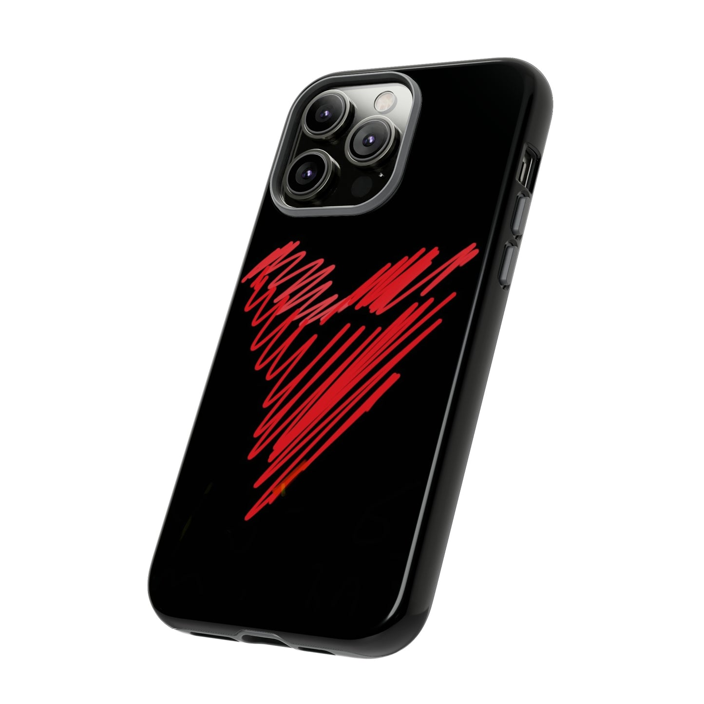 Scribble Heart- Tough Cases- 46 Phone Styles