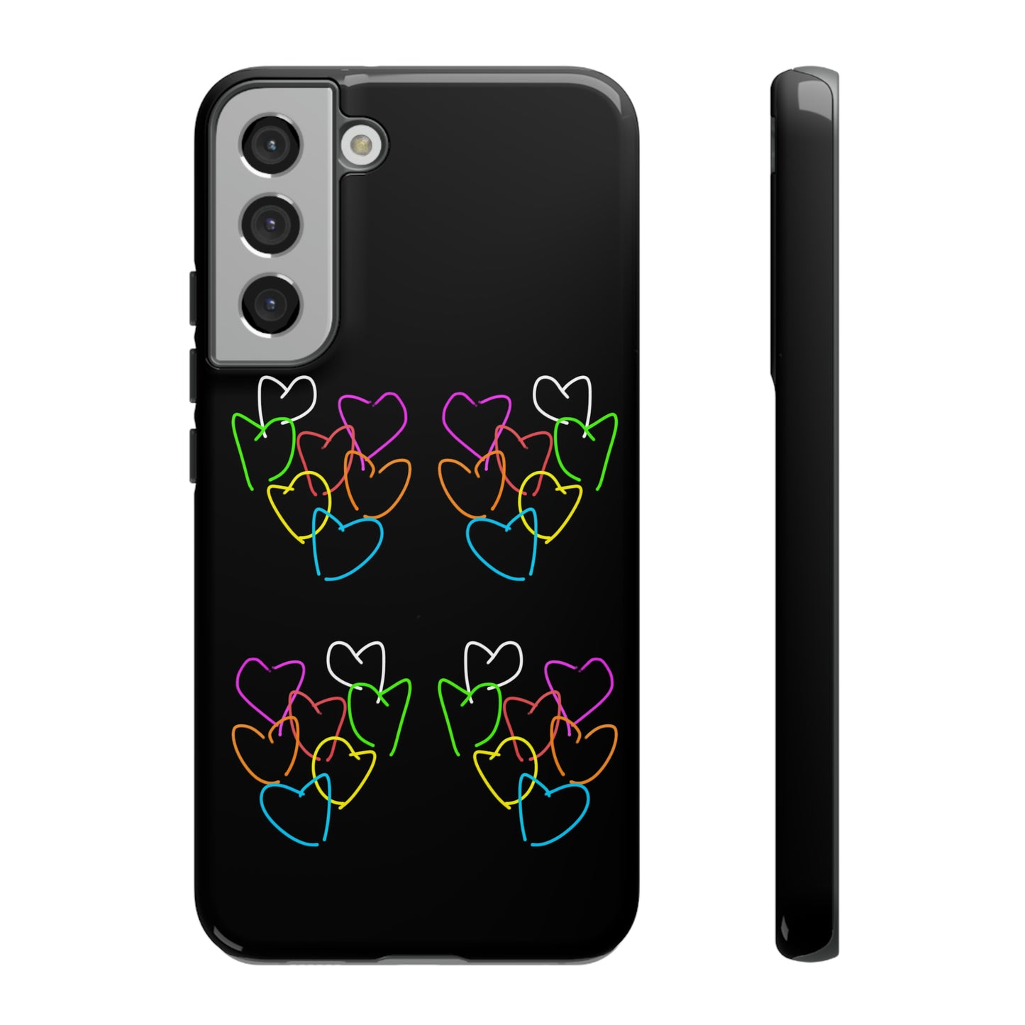 Colorful Hearts- Tough Cases- 46 Phone Styles