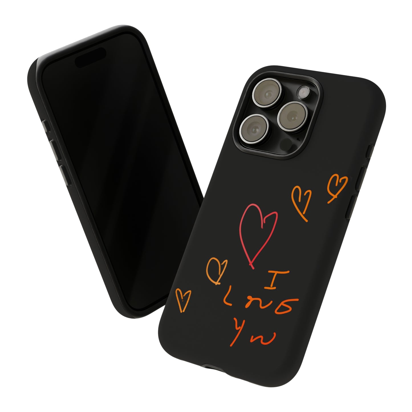 5 Hearts/I love You- Tough Cases- 46 Phone Styles