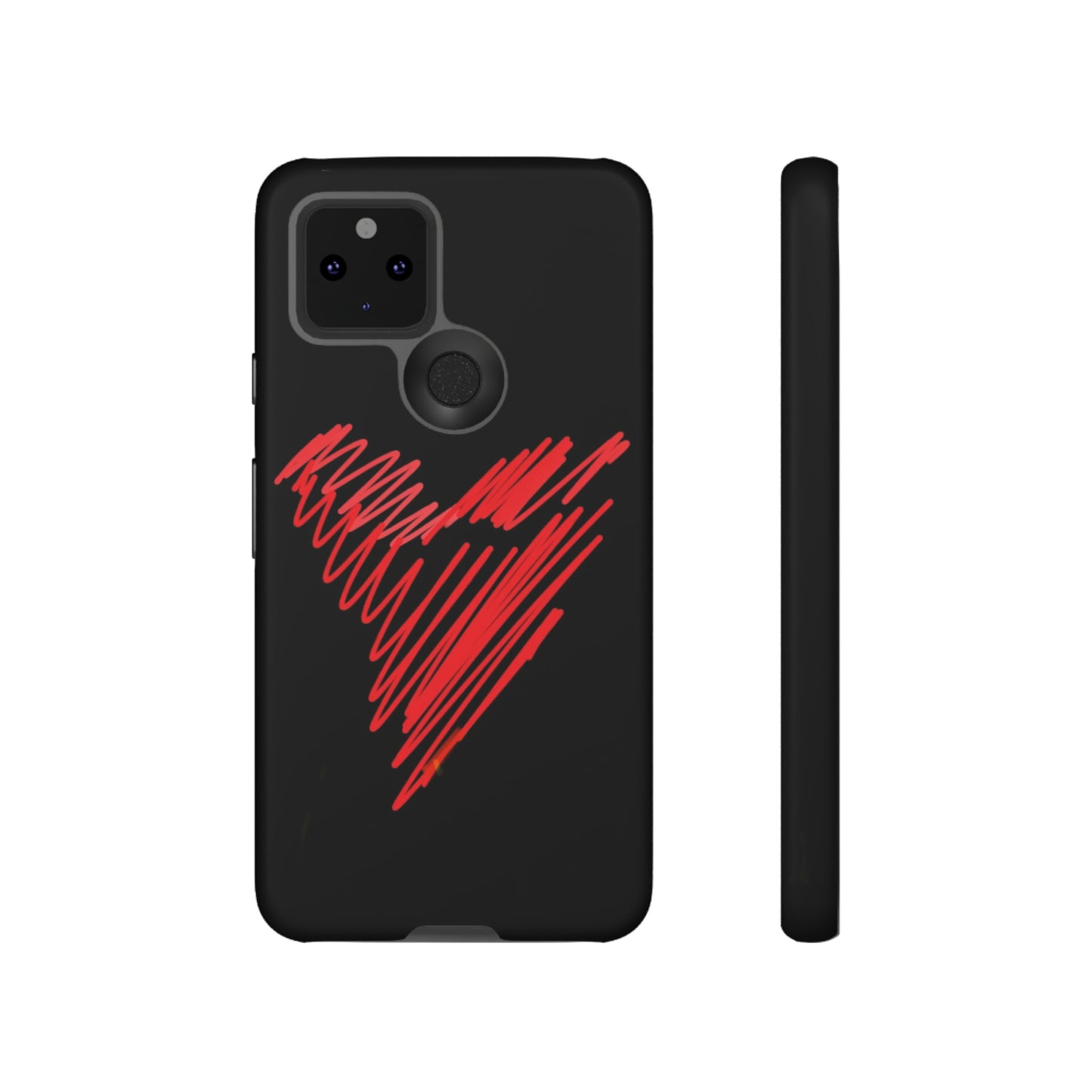 Scribble Heart- Tough Cases- 46 Phone Styles