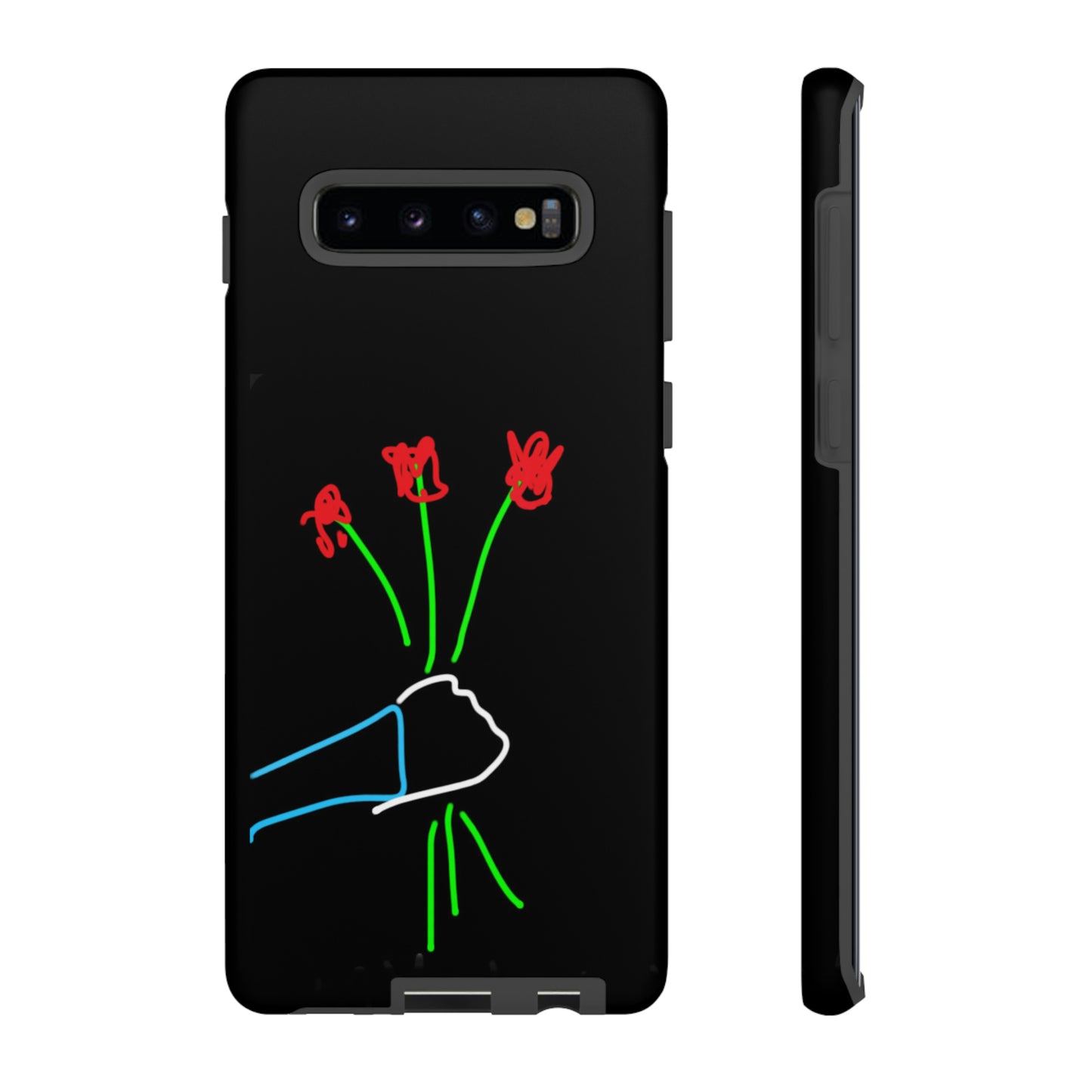 3 Red Flowers- Tough Cases- 46 Phone Styles