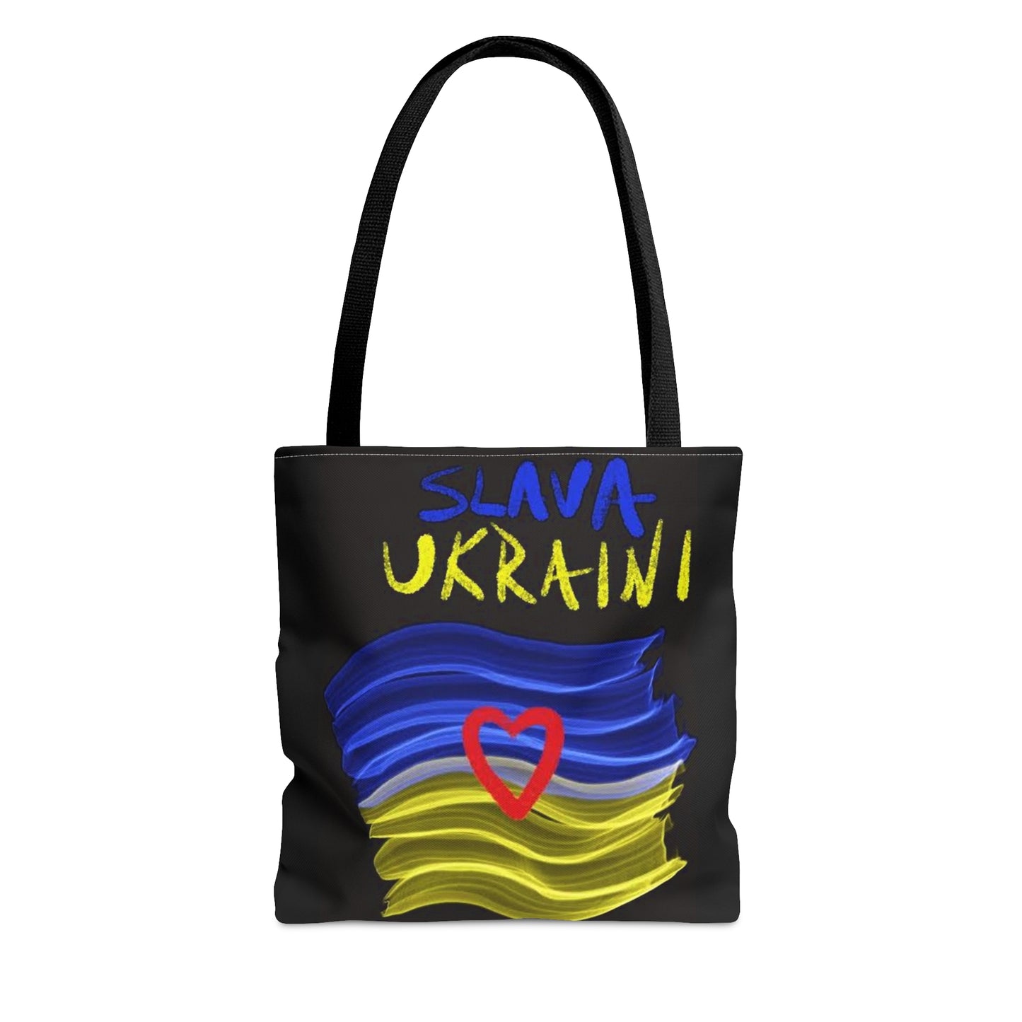 Charity Ukraine- Tote Bag (AOP)- Black