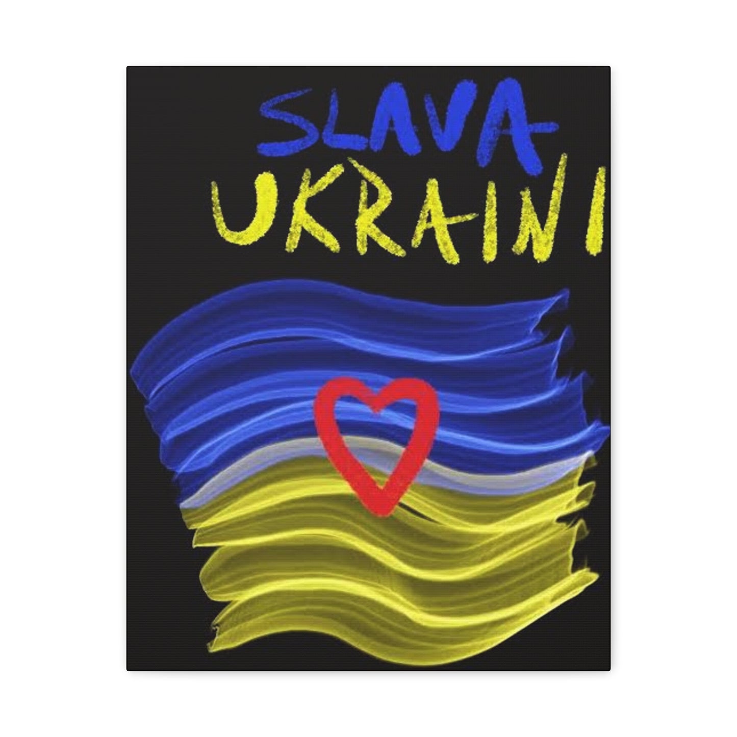 Charity Ukraine- Canvas Gallery Wraps- Slava Ukraini