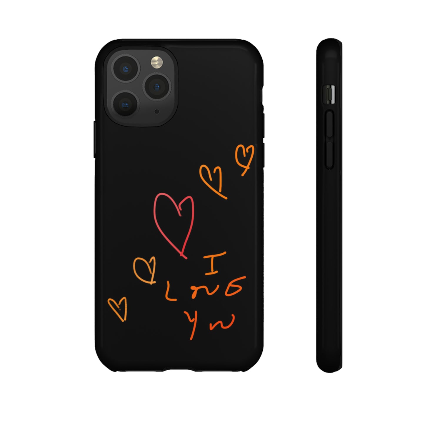 5 Hearts/I love You- Tough Cases- 46 Phone Styles