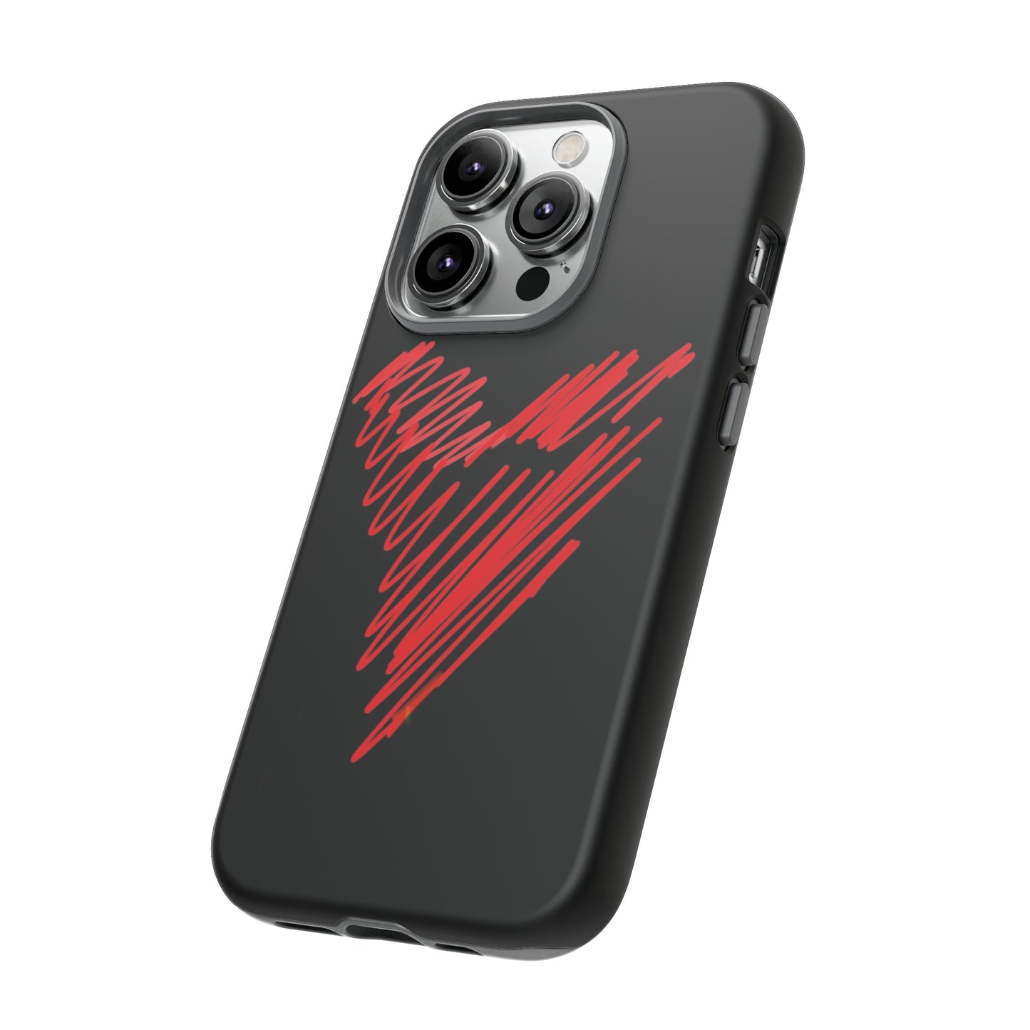 Scribble Heart- Tough Cases- 46 Phone Styles