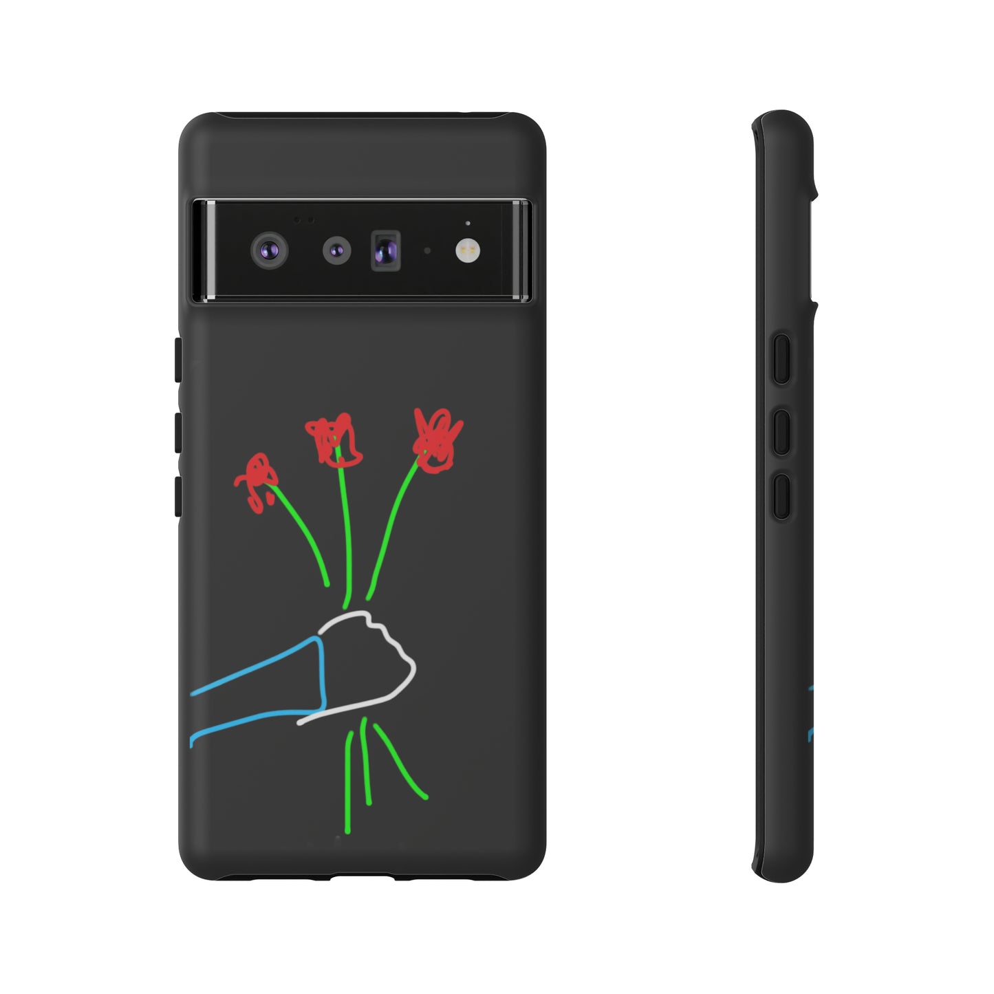 3 Red Flowers- Tough Cases- 46 Phone Styles