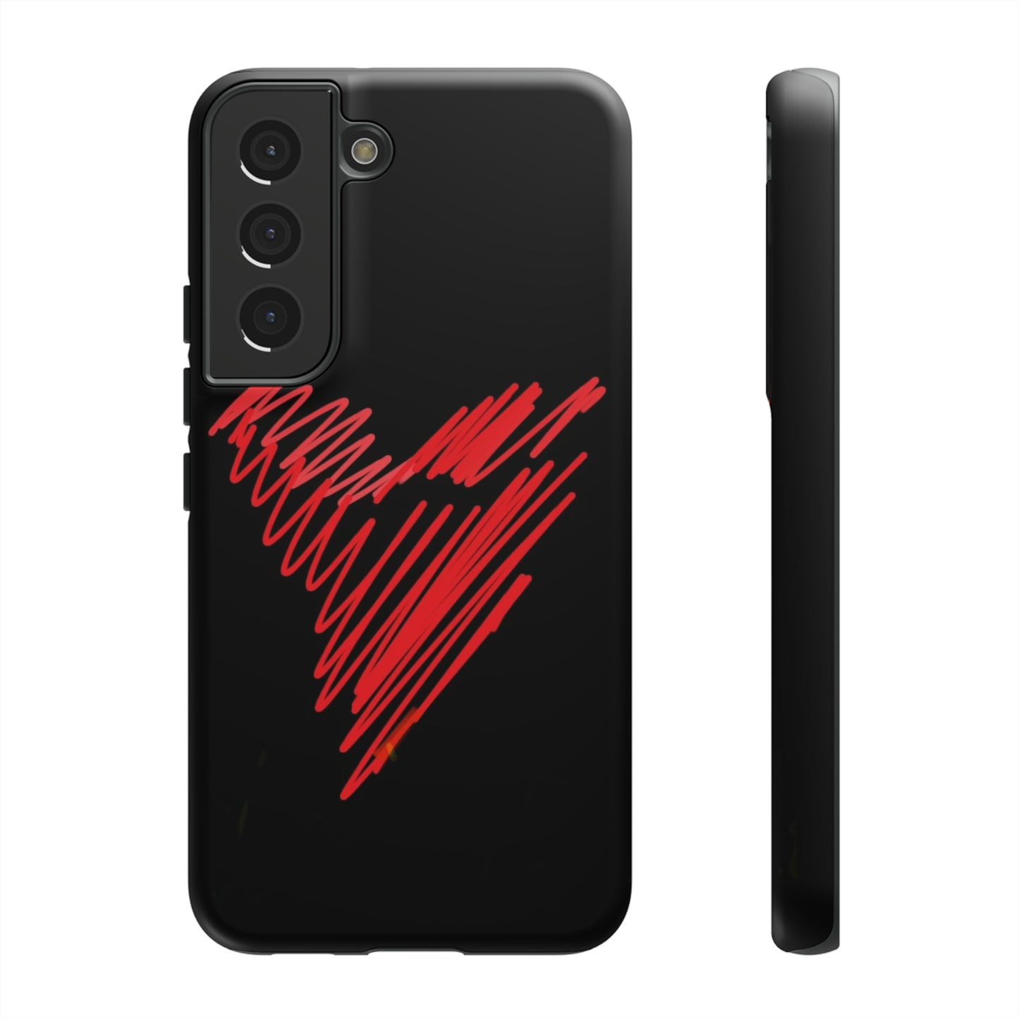 Scribble Heart- Tough Cases- 46 Phone Styles