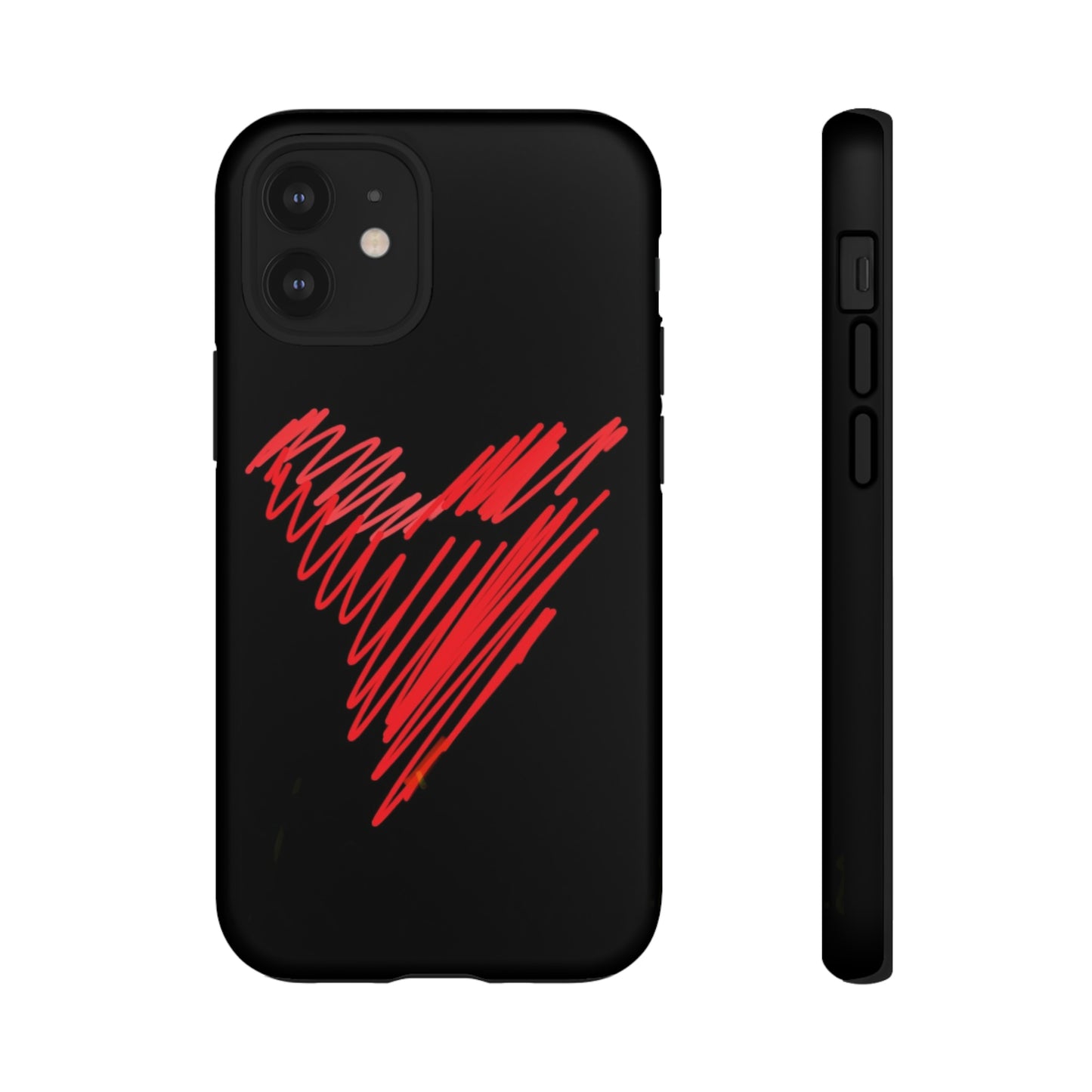 Scribble Heart- Tough Cases- 46 Phone Styles