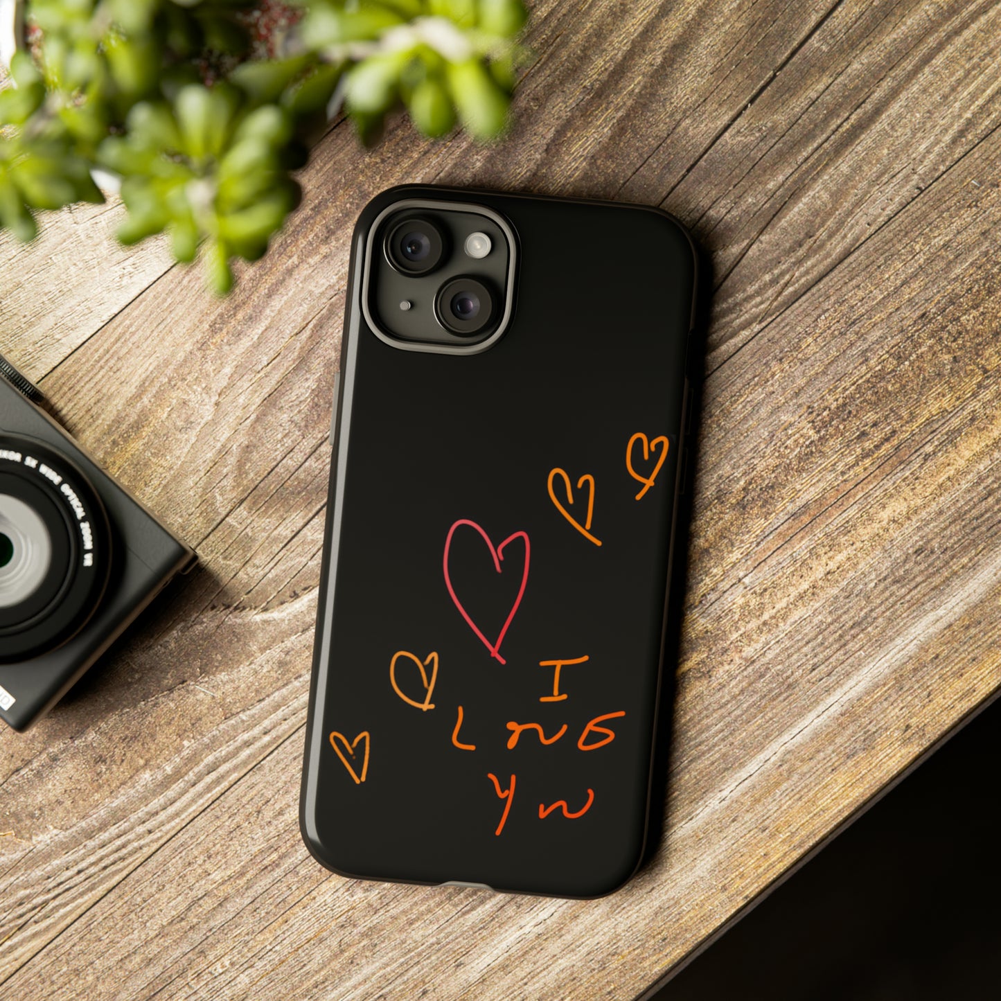 5 Hearts/I love You- Tough Cases- 46 Phone Styles