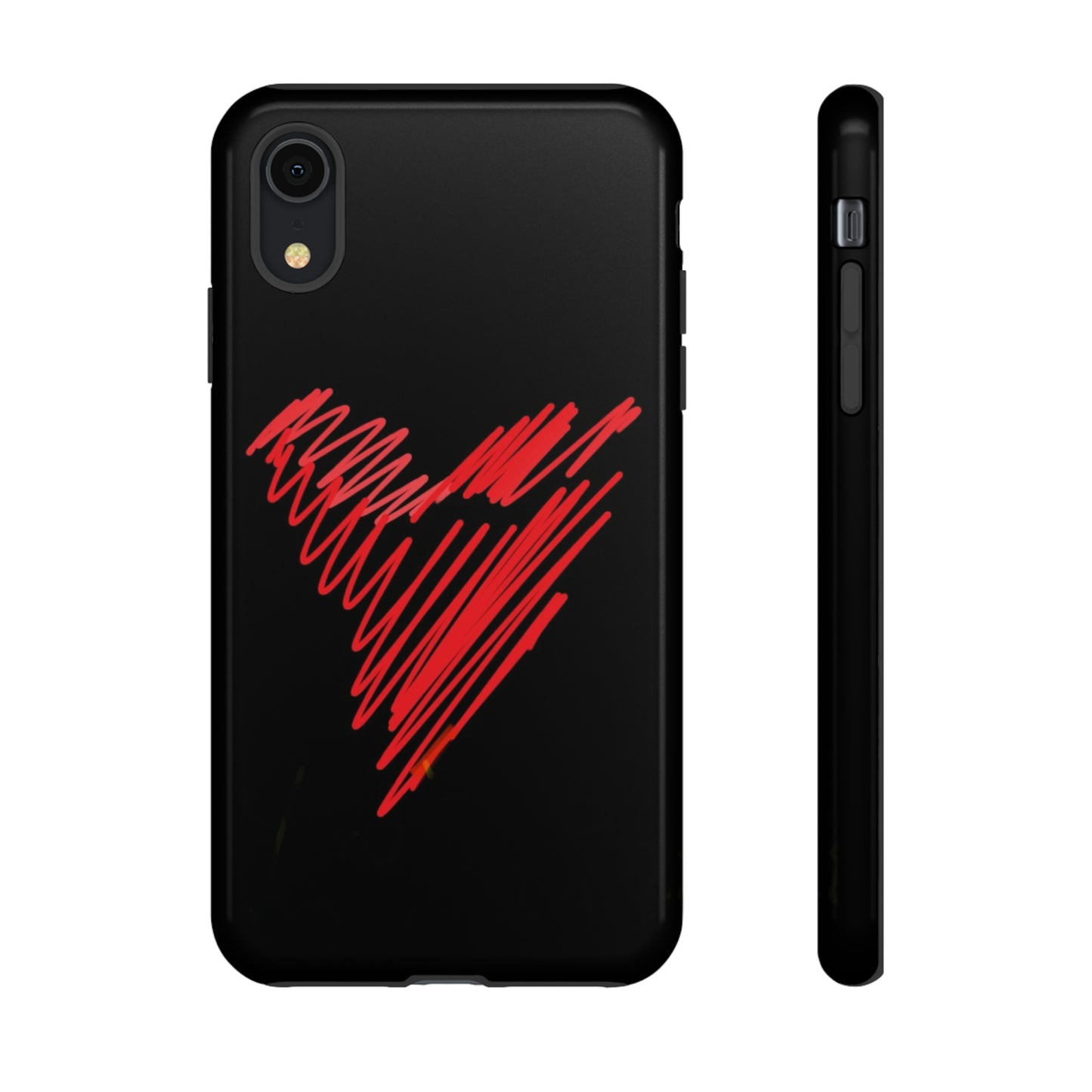 Scribble Heart- Tough Cases- 46 Phone Styles