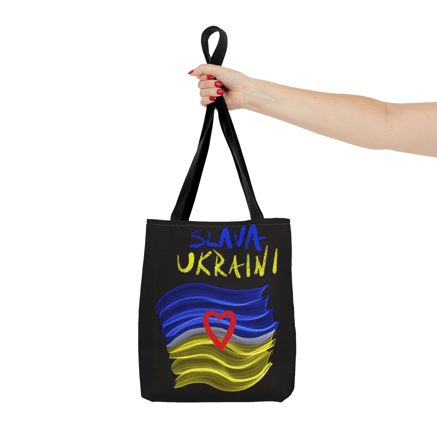 Charity Ukraine- Tote Bag (AOP)- Black