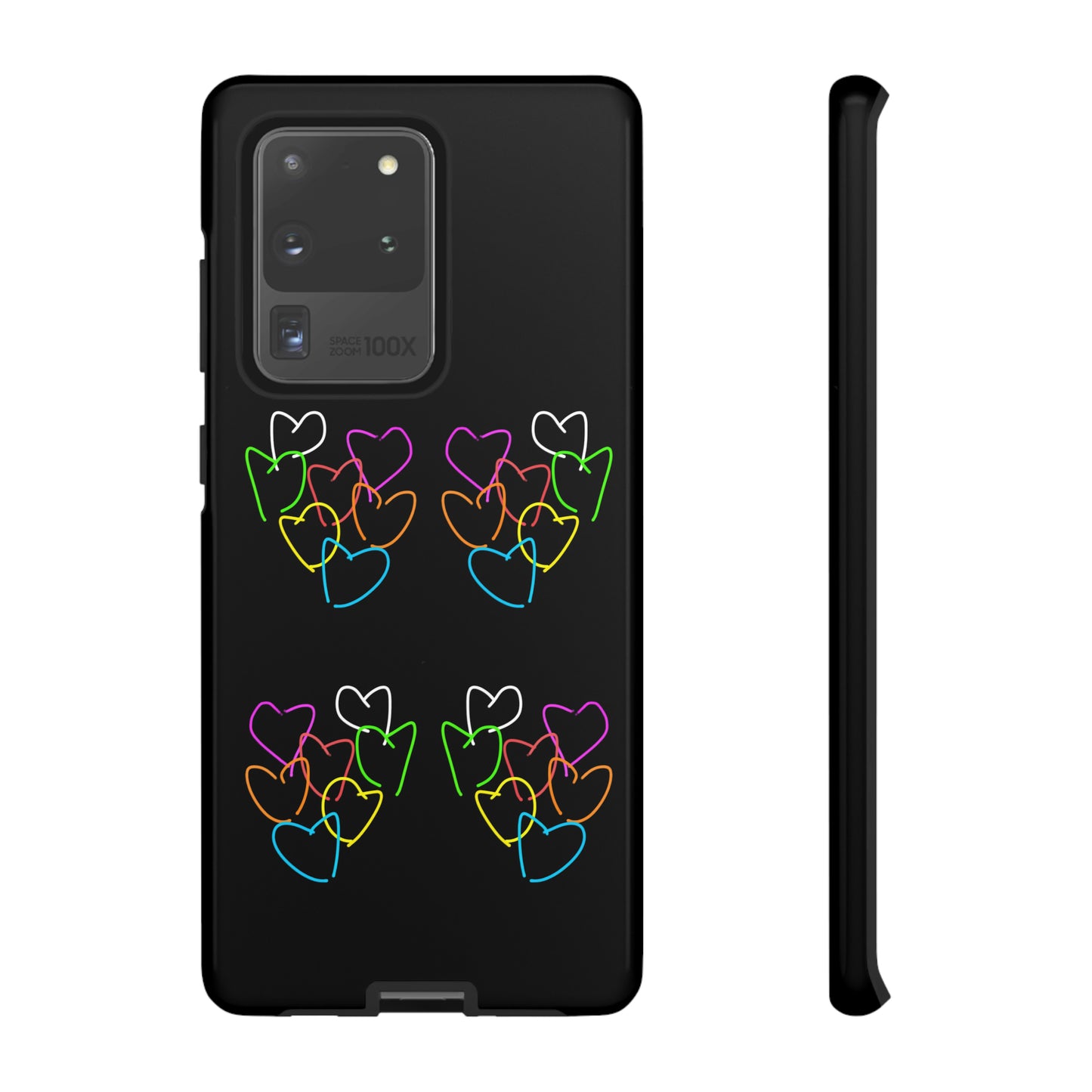 Colorful Hearts- Tough Cases- 46 Phone Styles