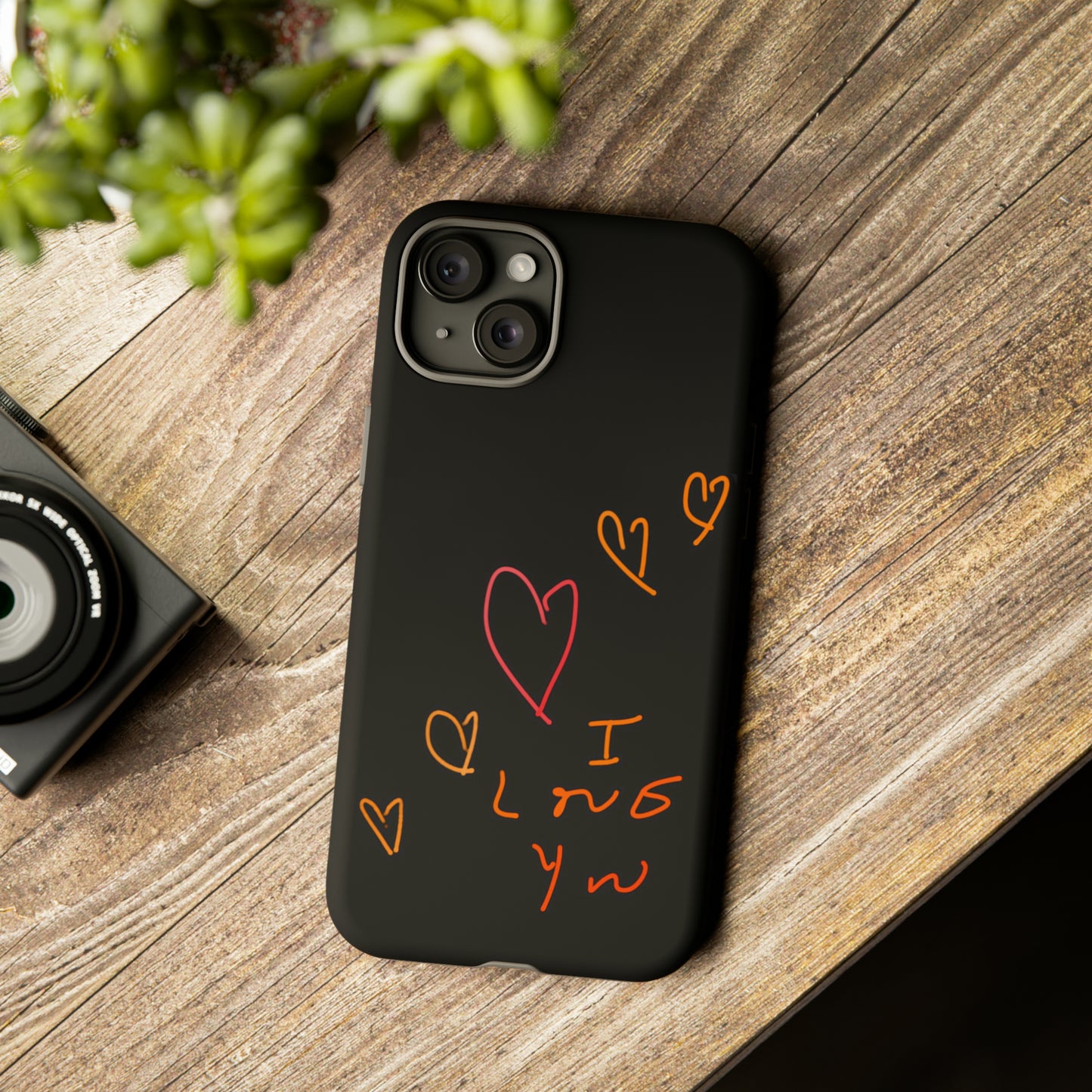 5 Hearts/I love You- Tough Cases- 46 Phone Styles