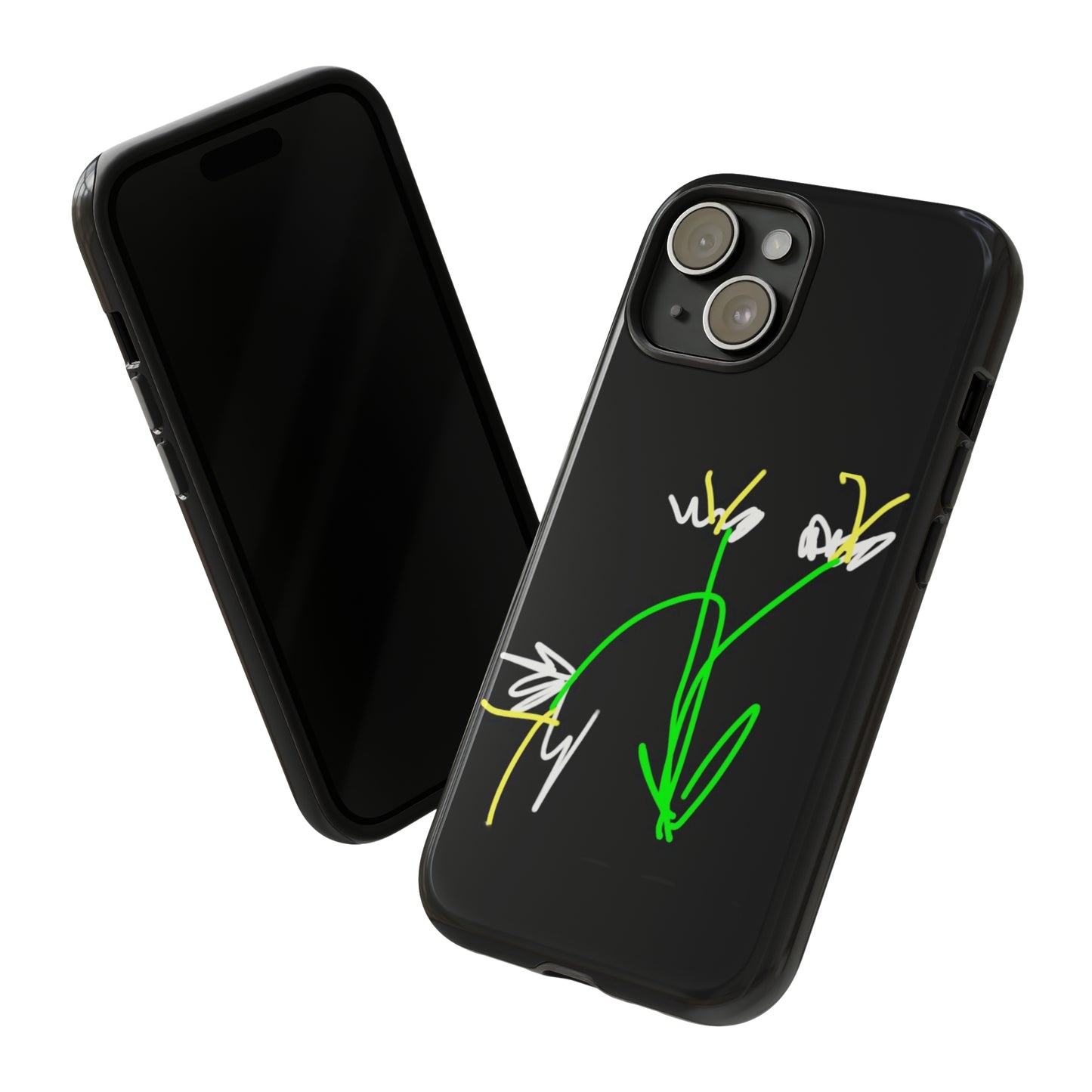 3 White Flowers- Tough Cases- 46 Phone Styles