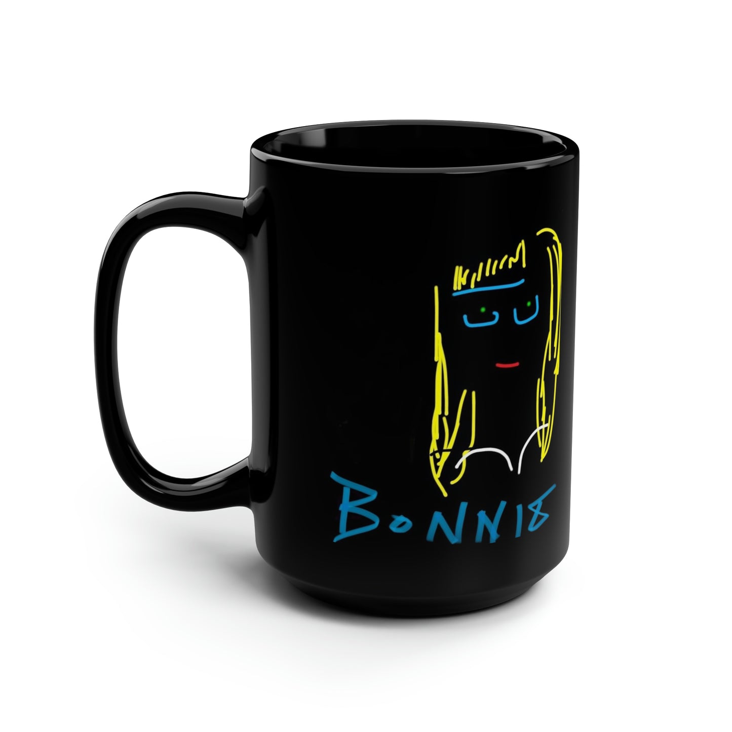 Bonnie And Clyde- Black Mug, 15oz- Large