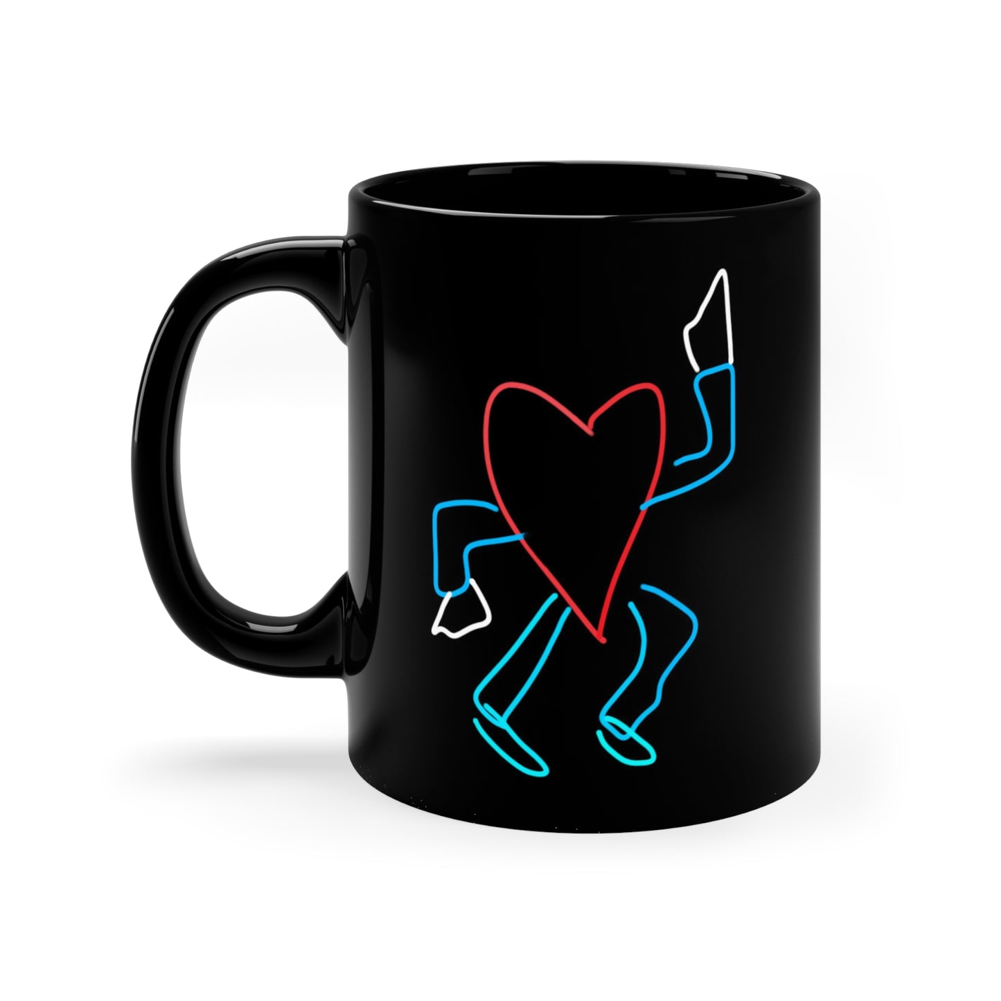 You Make My Heart Dance/Million Hearts- 11oz Black Mug