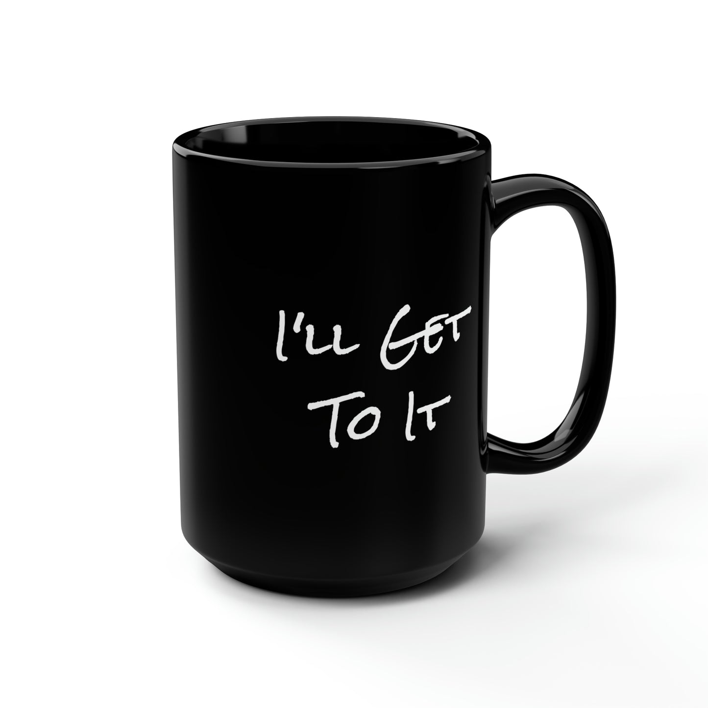 SuperGuy- Black Mug, 15oz- Large