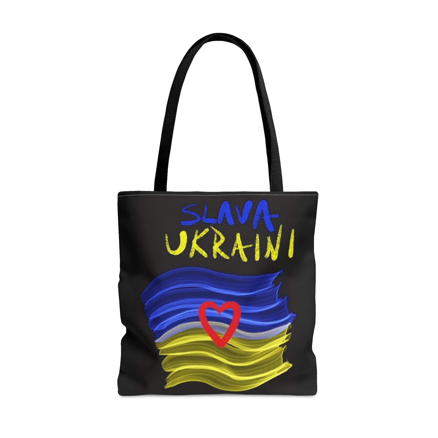 Charity Ukraine- Tote Bag (AOP)- Black