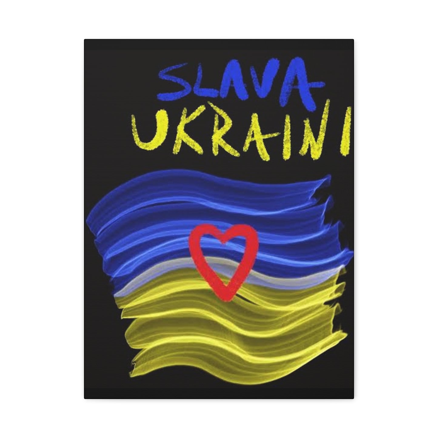 Charity Ukraine- Canvas Gallery Wraps- Slava Ukraini