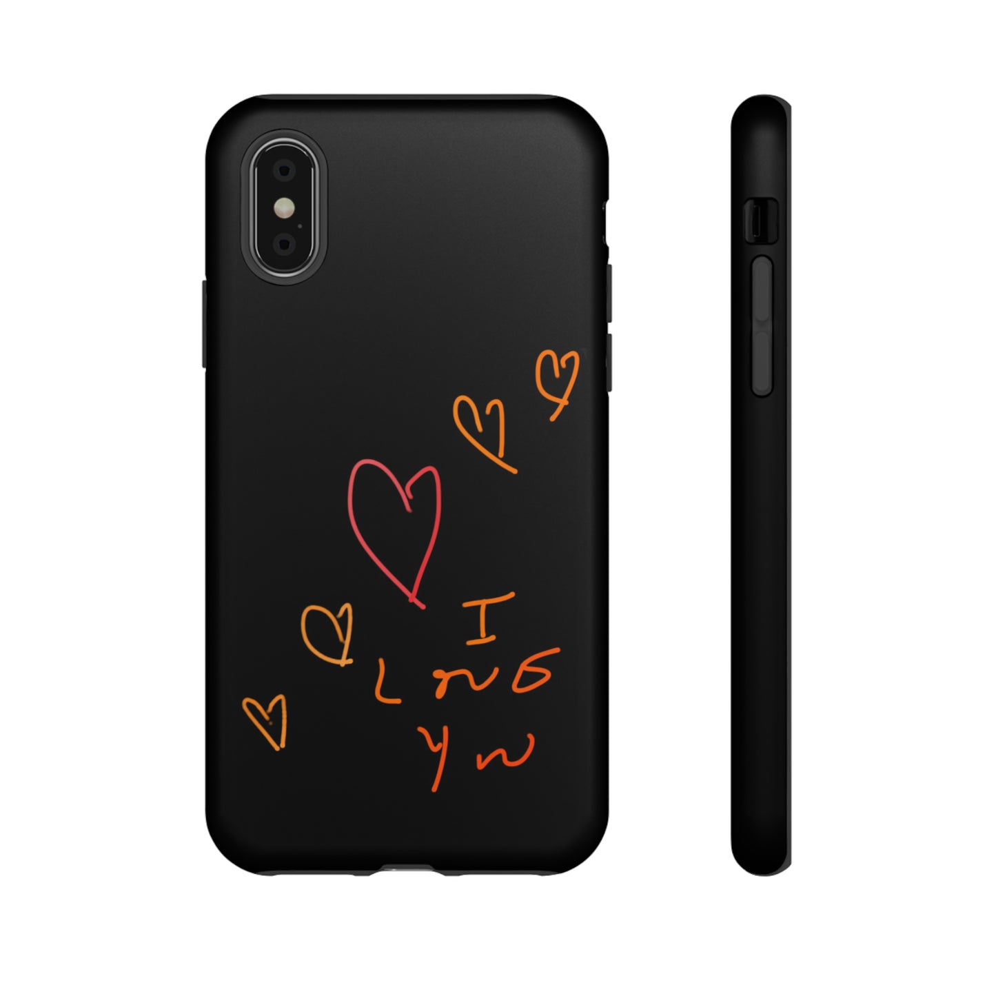 5 Hearts/I love You- Tough Cases- 46 Phone Styles