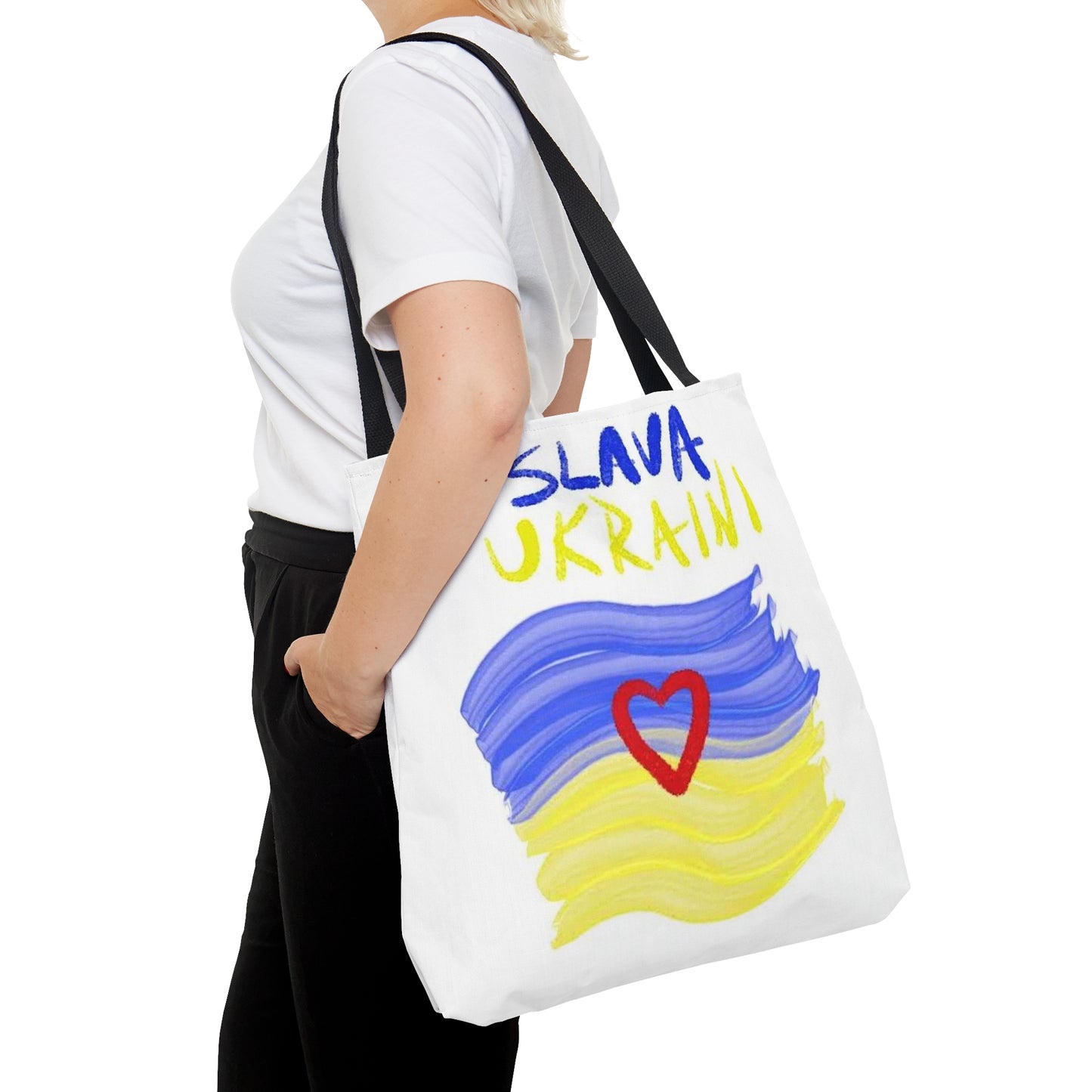 Charity Ukraine- Tote Bag (AOP)- White