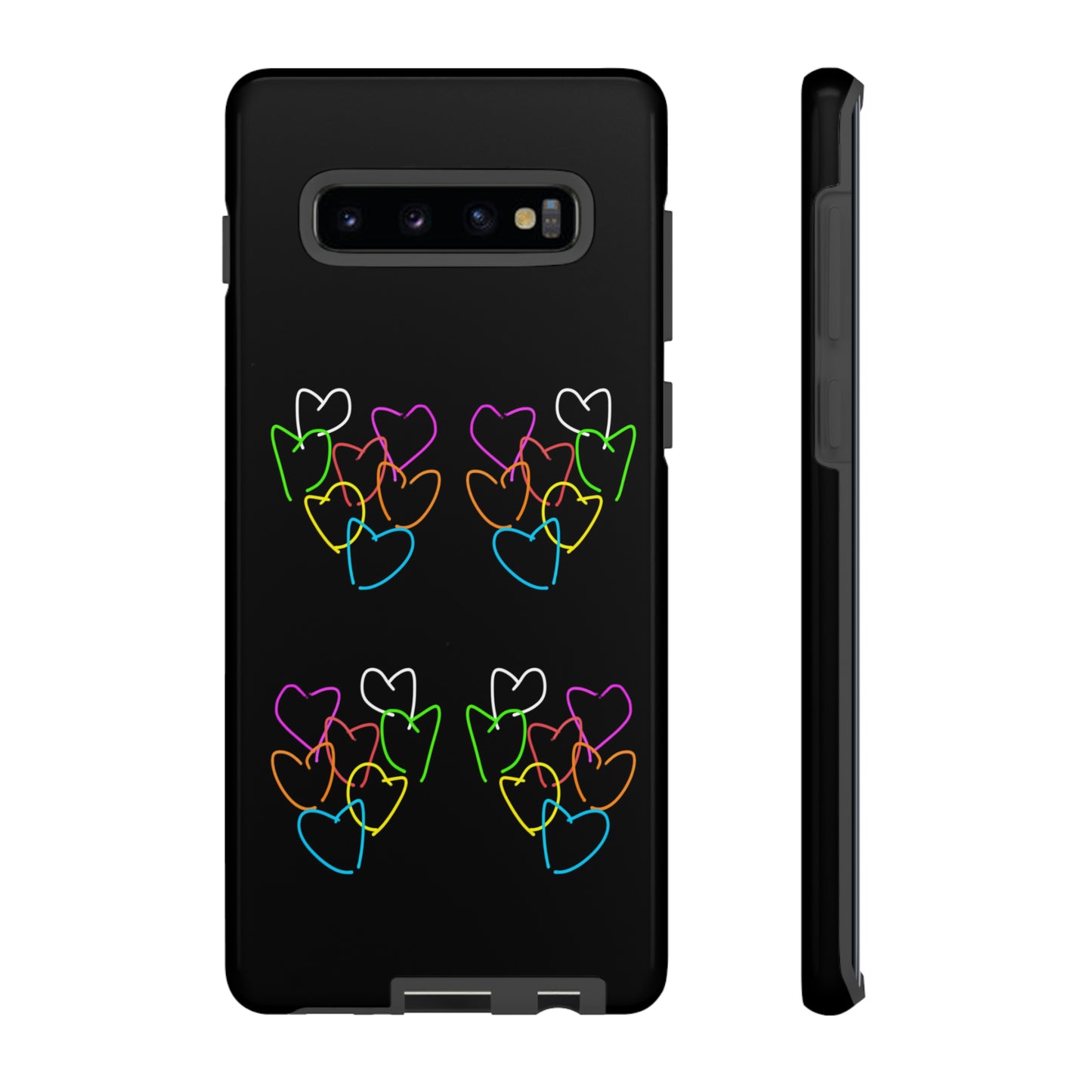 Colorful Hearts- Tough Cases- 46 Phone Styles