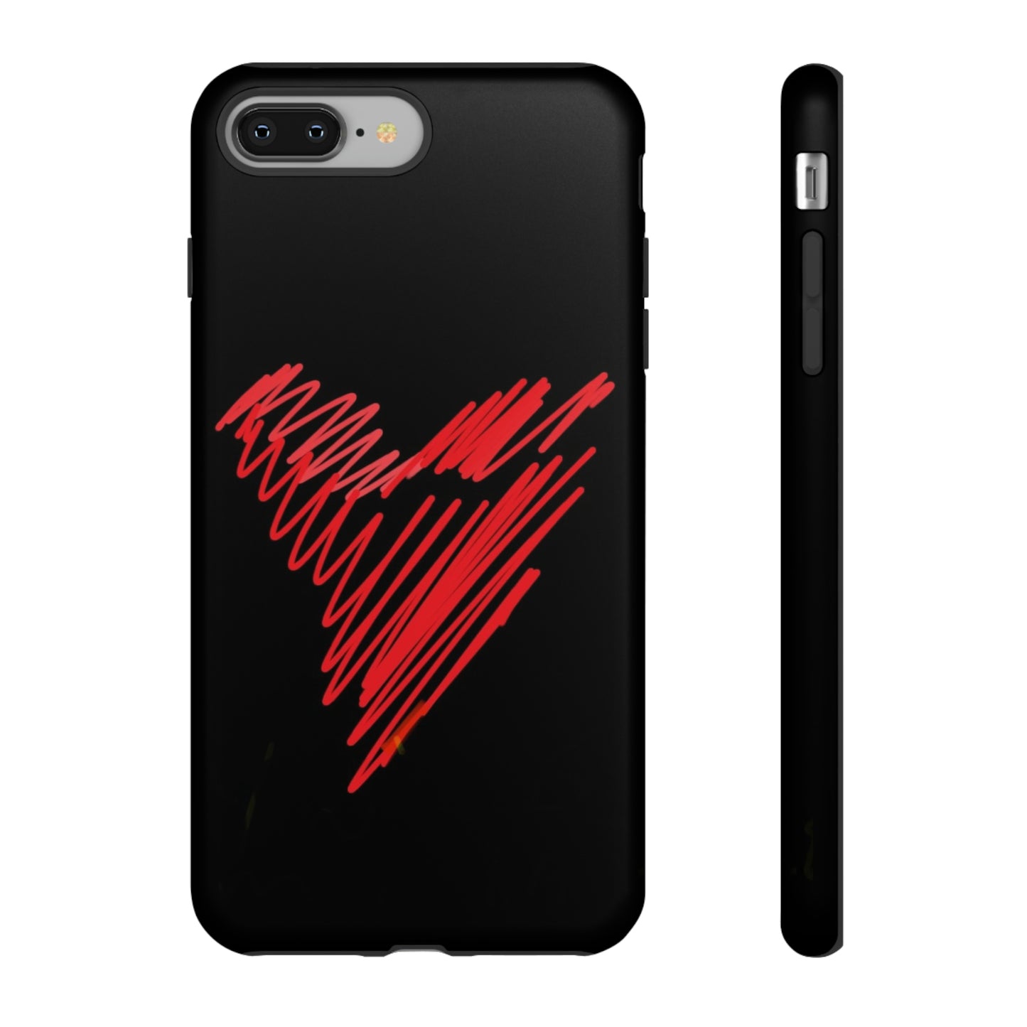 Scribble Heart- Tough Cases- 46 Phone Styles