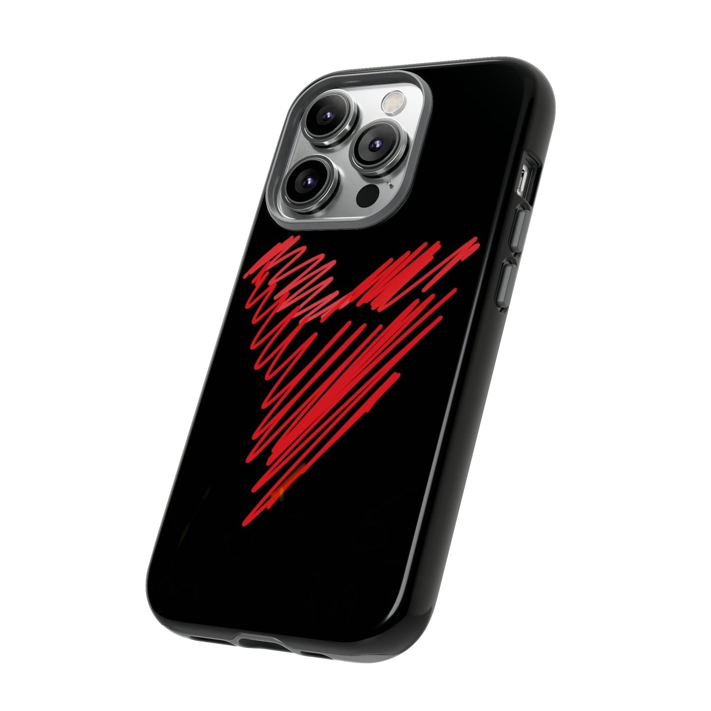 Scribble Heart- Tough Cases- 46 Phone Styles