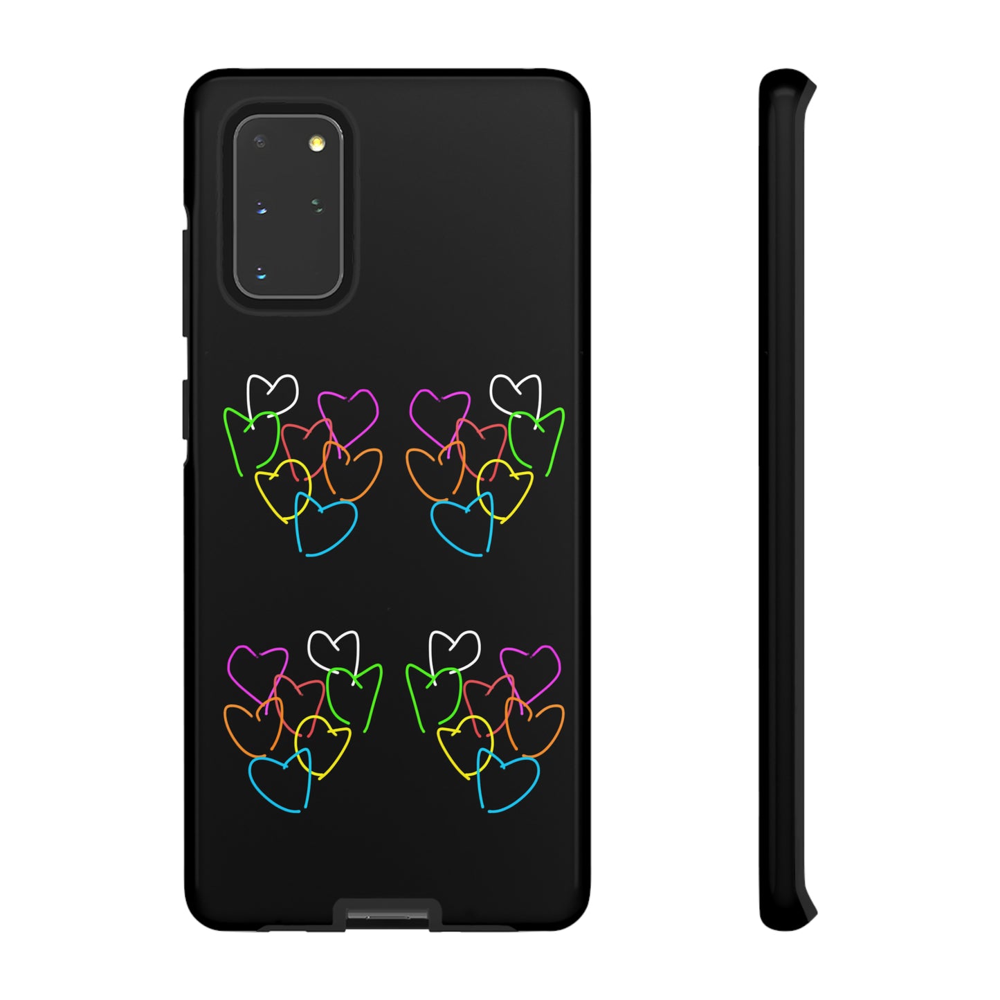 Colorful Hearts- Tough Cases- 46 Phone Styles