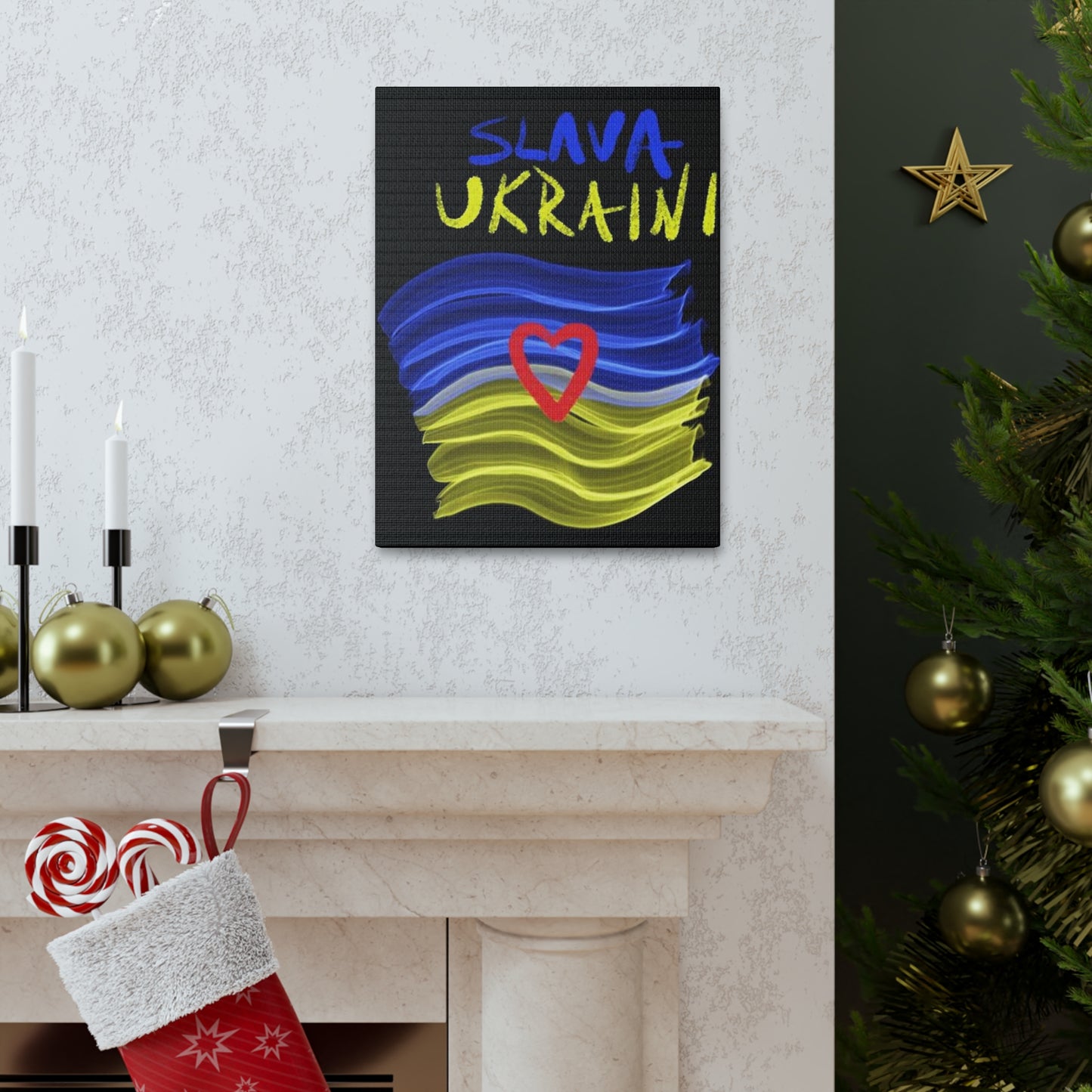 Charity Ukraine- Canvas Gallery Wraps- Slava Ukraini