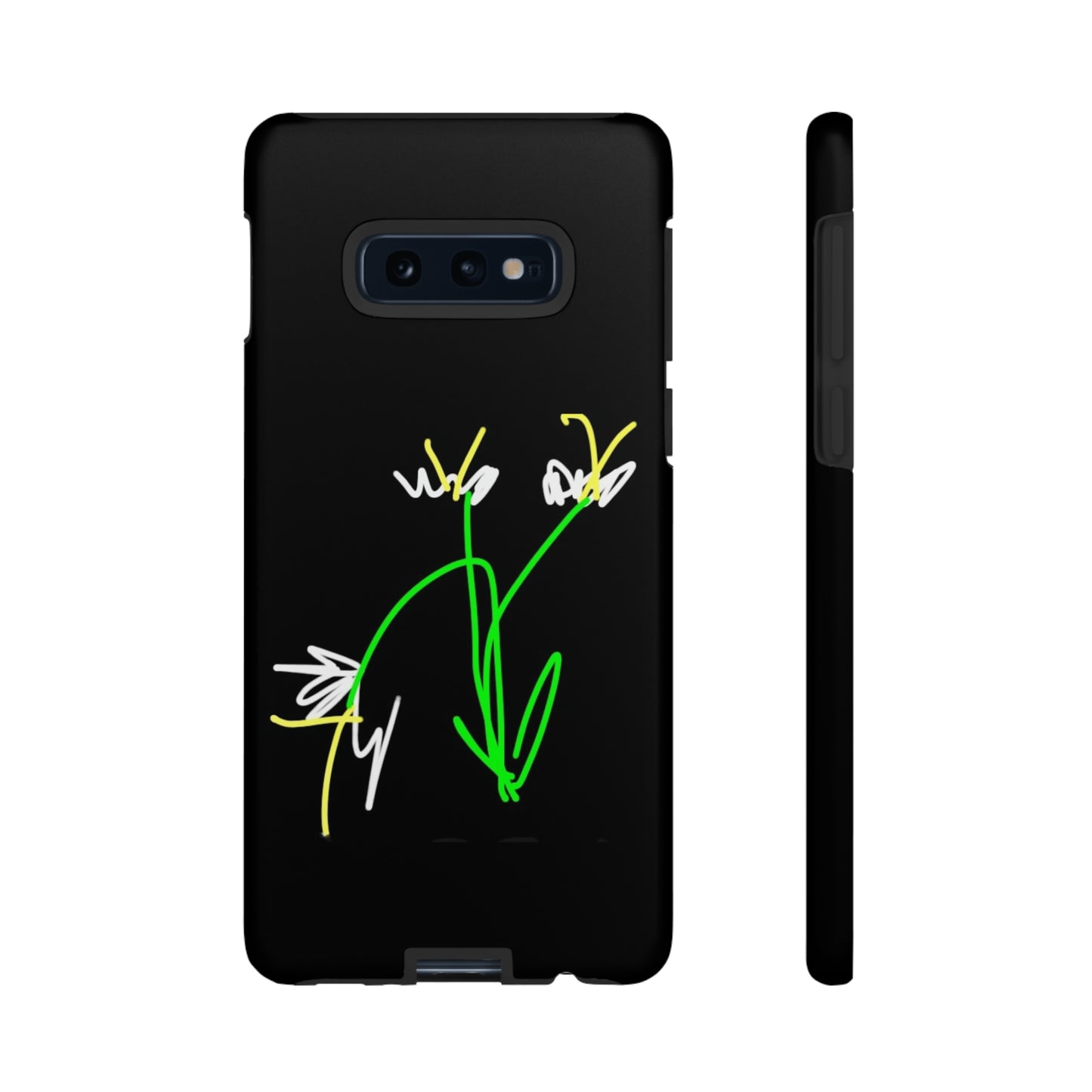 3 White Flowers- Tough Cases- 46 Phone Styles