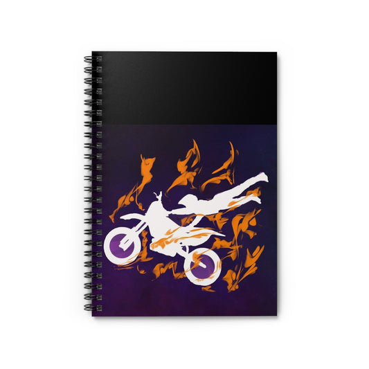 Motocross- Spiral Notebook - Ruled Line