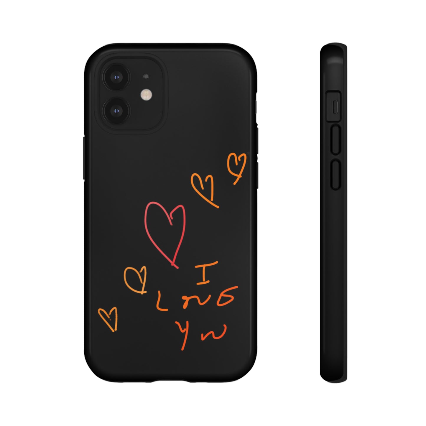 5 Hearts/I love You- Tough Cases- 46 Phone Styles