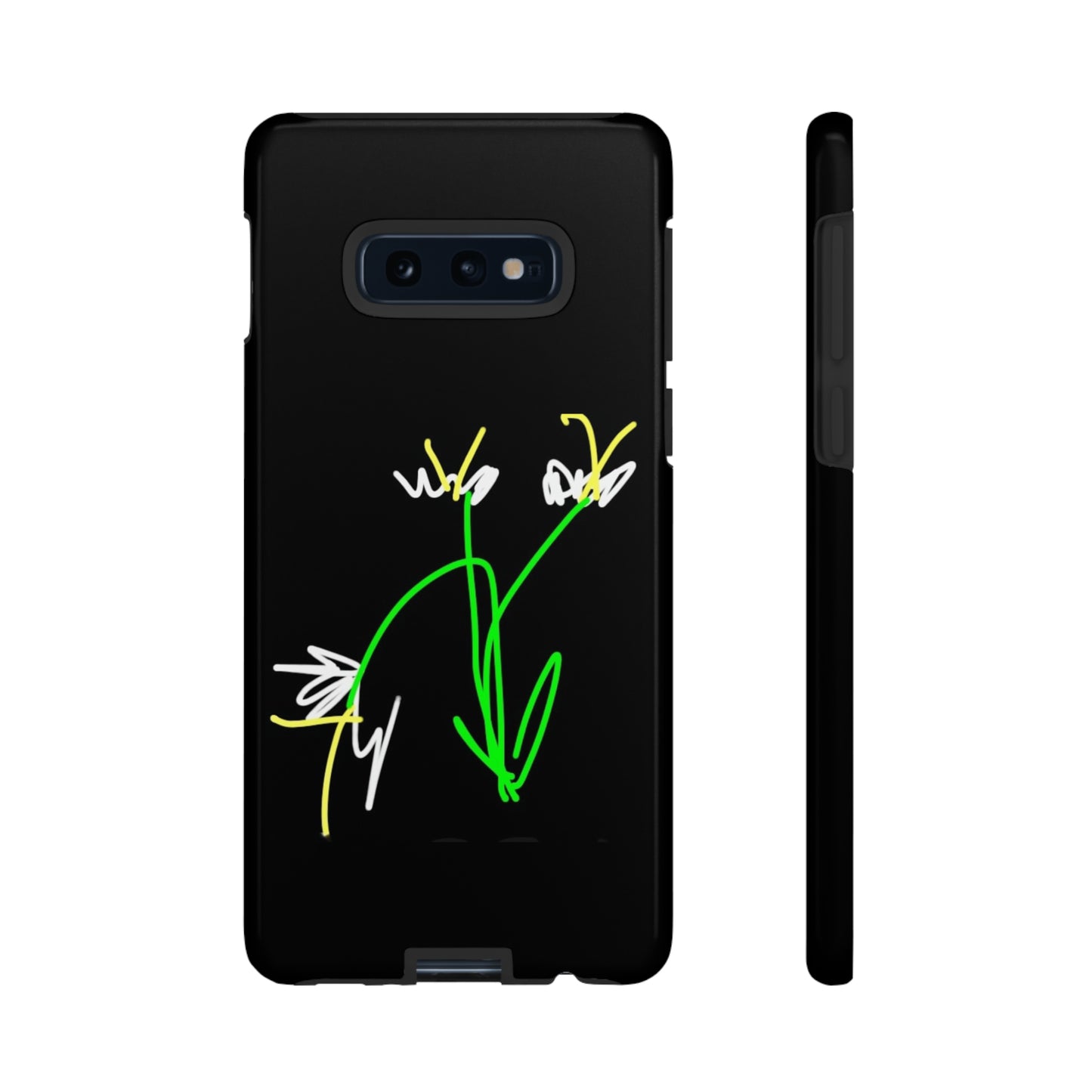 3 White Flowers- Tough Cases- 46 Phone Styles