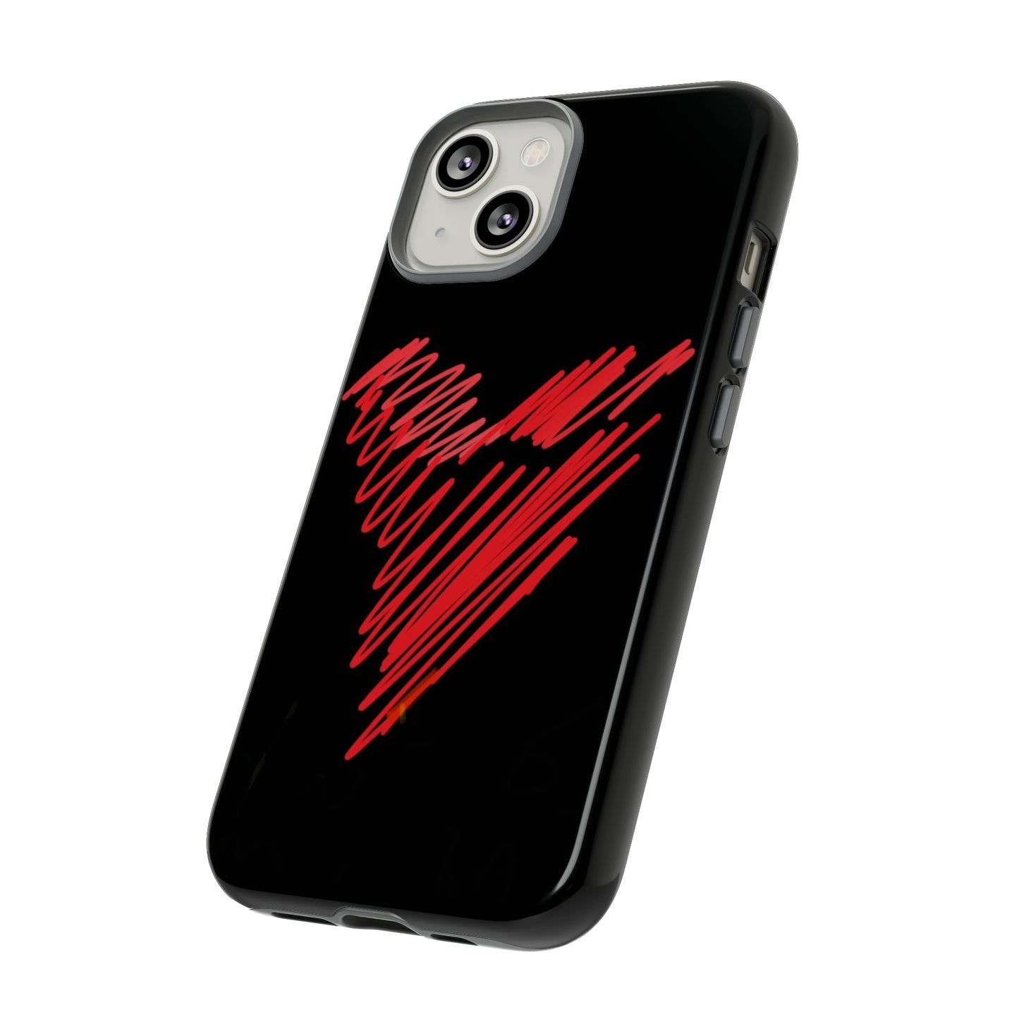 Scribble Heart- Tough Cases- 46 Phone Styles