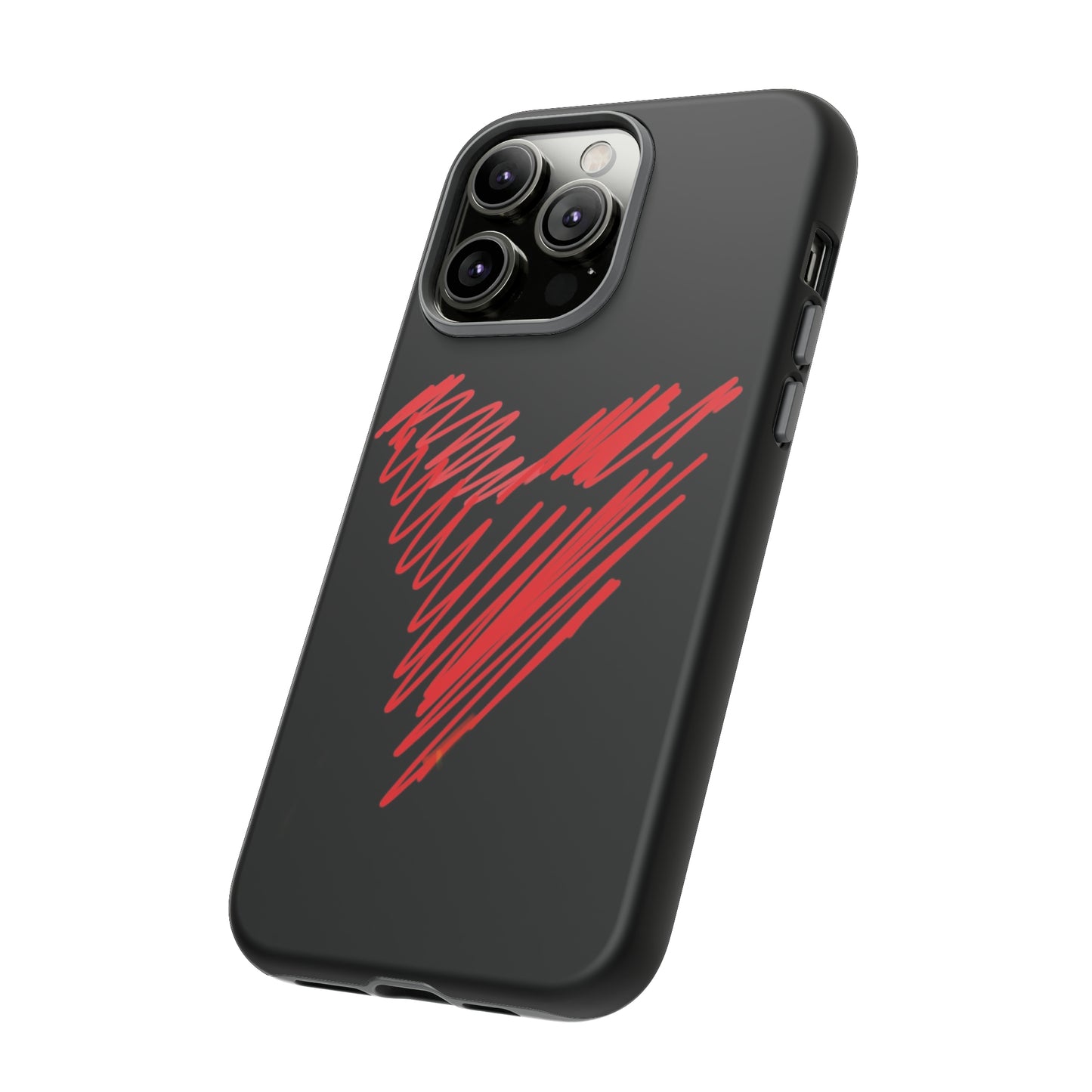 Scribble Heart- Tough Cases- 46 Phone Styles