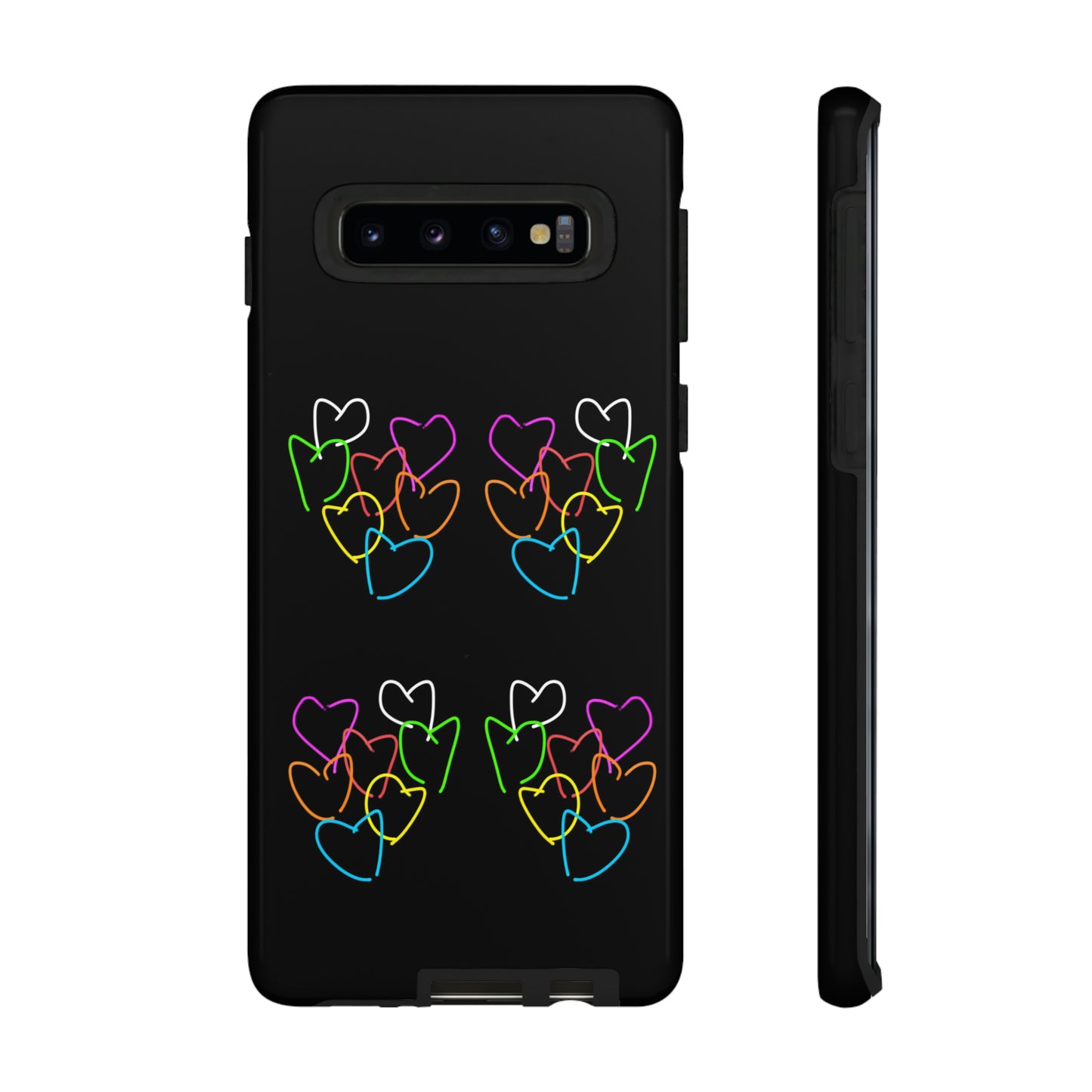 Colorful Hearts- Tough Cases- 46 Phone Styles