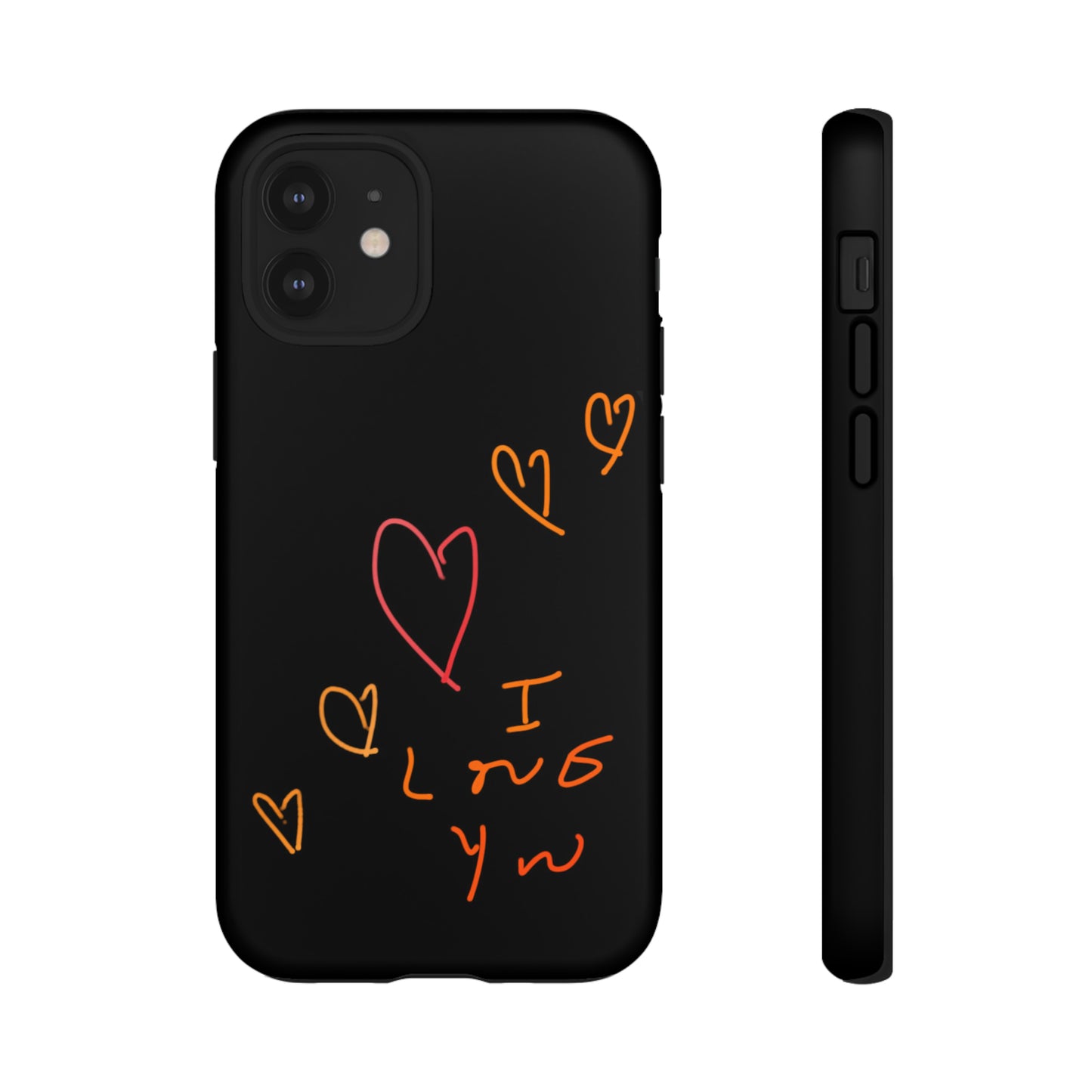 5 Hearts/I love You- Tough Cases- 46 Phone Styles