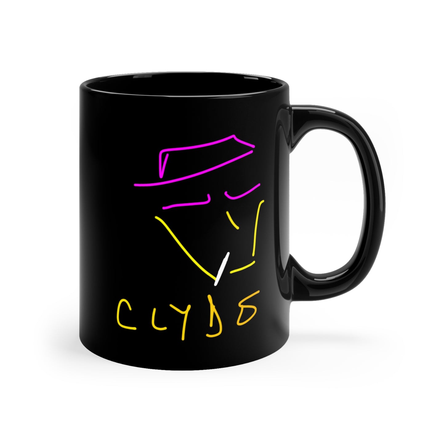 Bonnie and Clyde- 11oz Black Mug